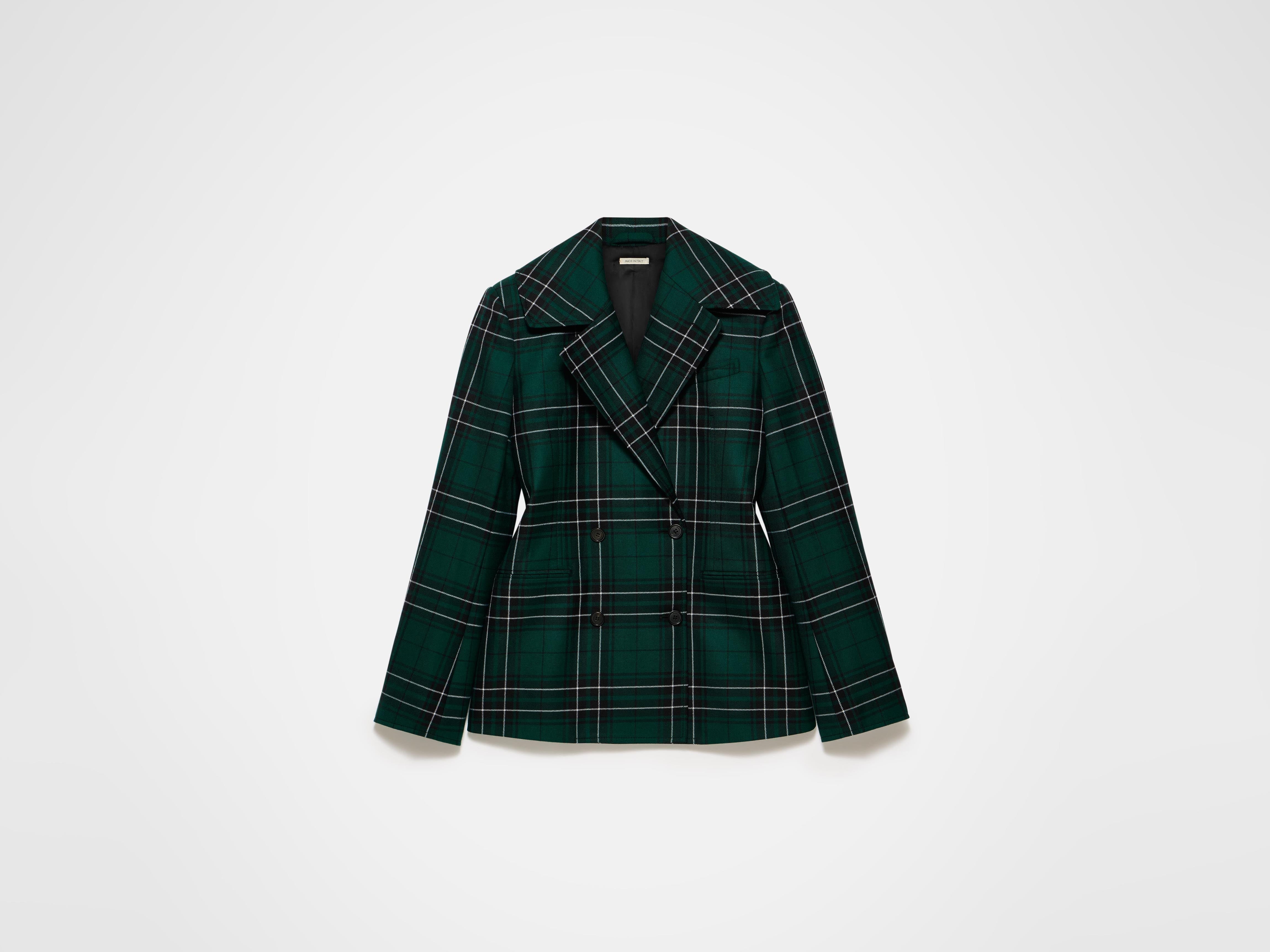 J.W. Anderson Fitted Blazer Damen Forest Green Wolle