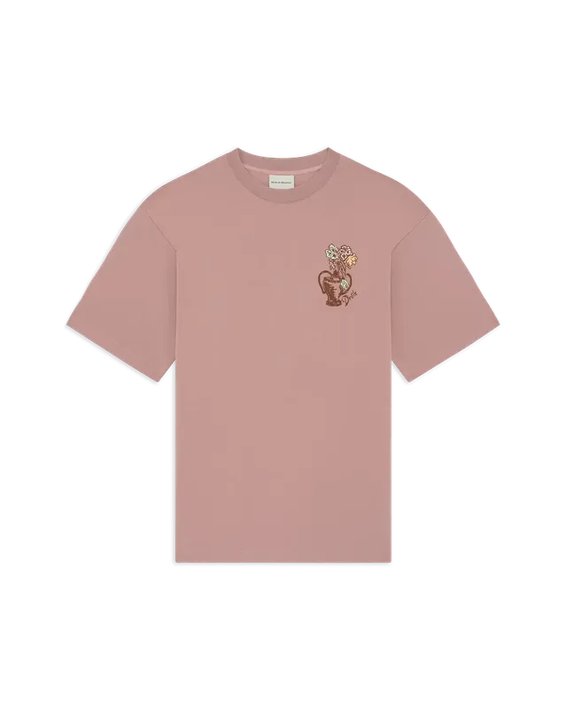 Drôle De Monsieur T-Shirt Vase Havana T-Shirt Altrosa Print