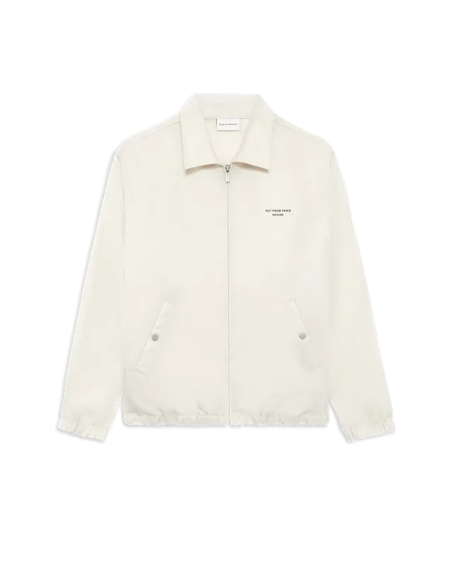 Drôle De Monsieur Slogan Nylon Jacket Jacke Hellbeige Polyamid