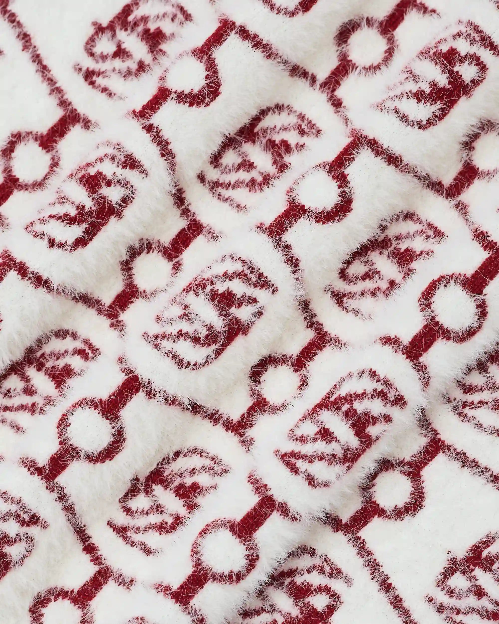 Drôle De Monsieur D Mirror Cardigan Offwhite Monogramm