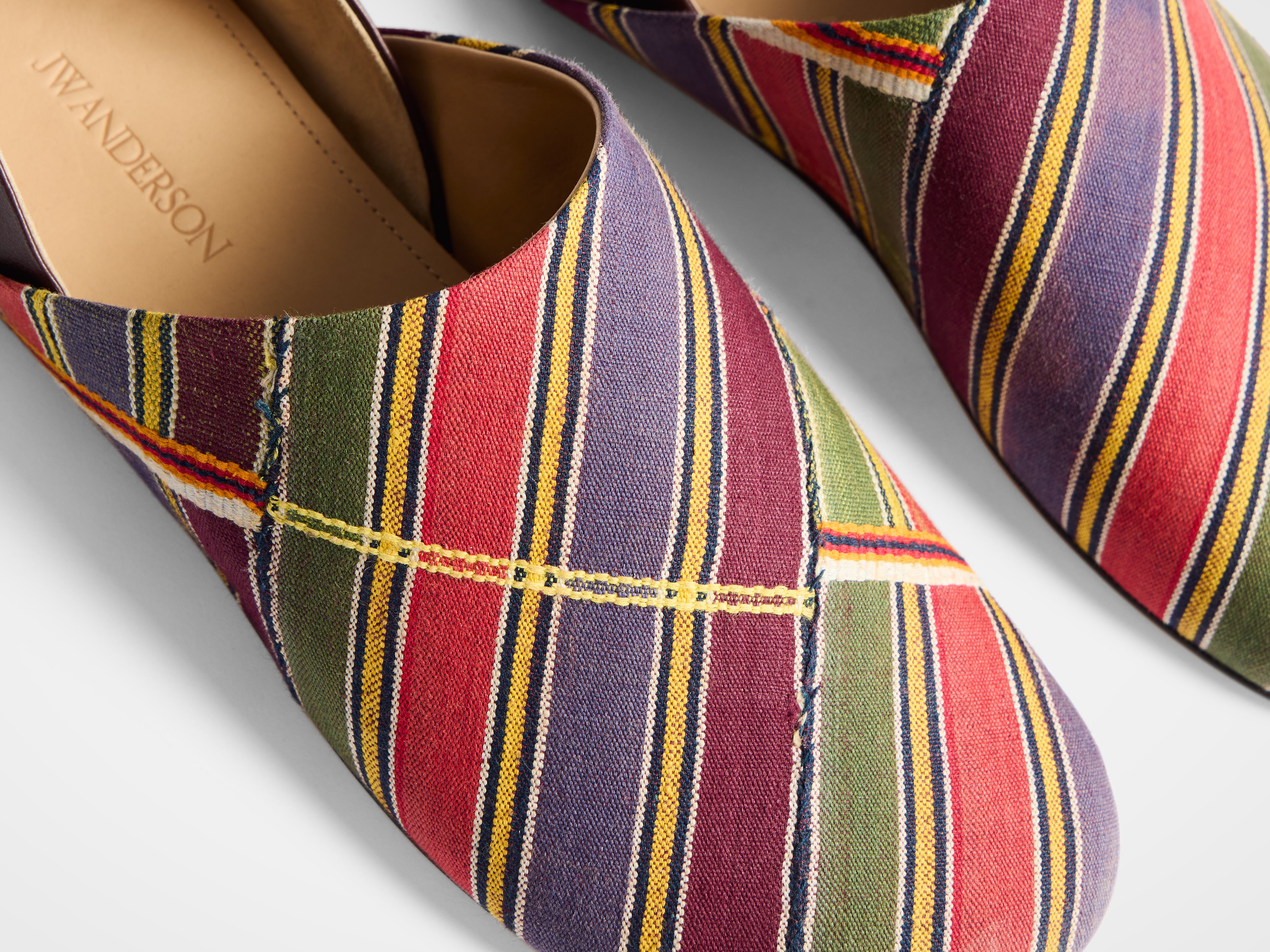 J.W.Anderson Shoes Slipper Mules Lila Multi Jacquard