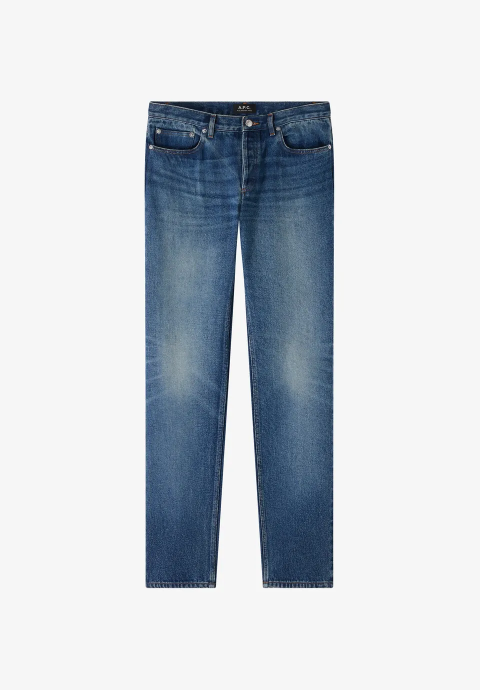 A.P.C. New Standard Jeans Denim mittelhoch gerade