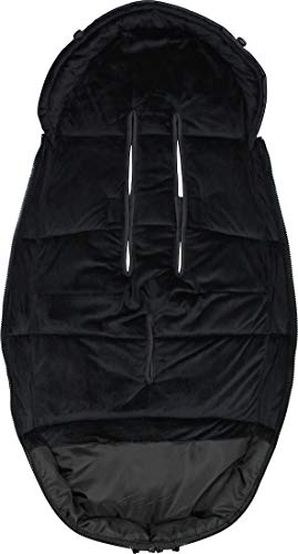 Dooky Silver Feather Fußsack L schwarz 98x50 Winter