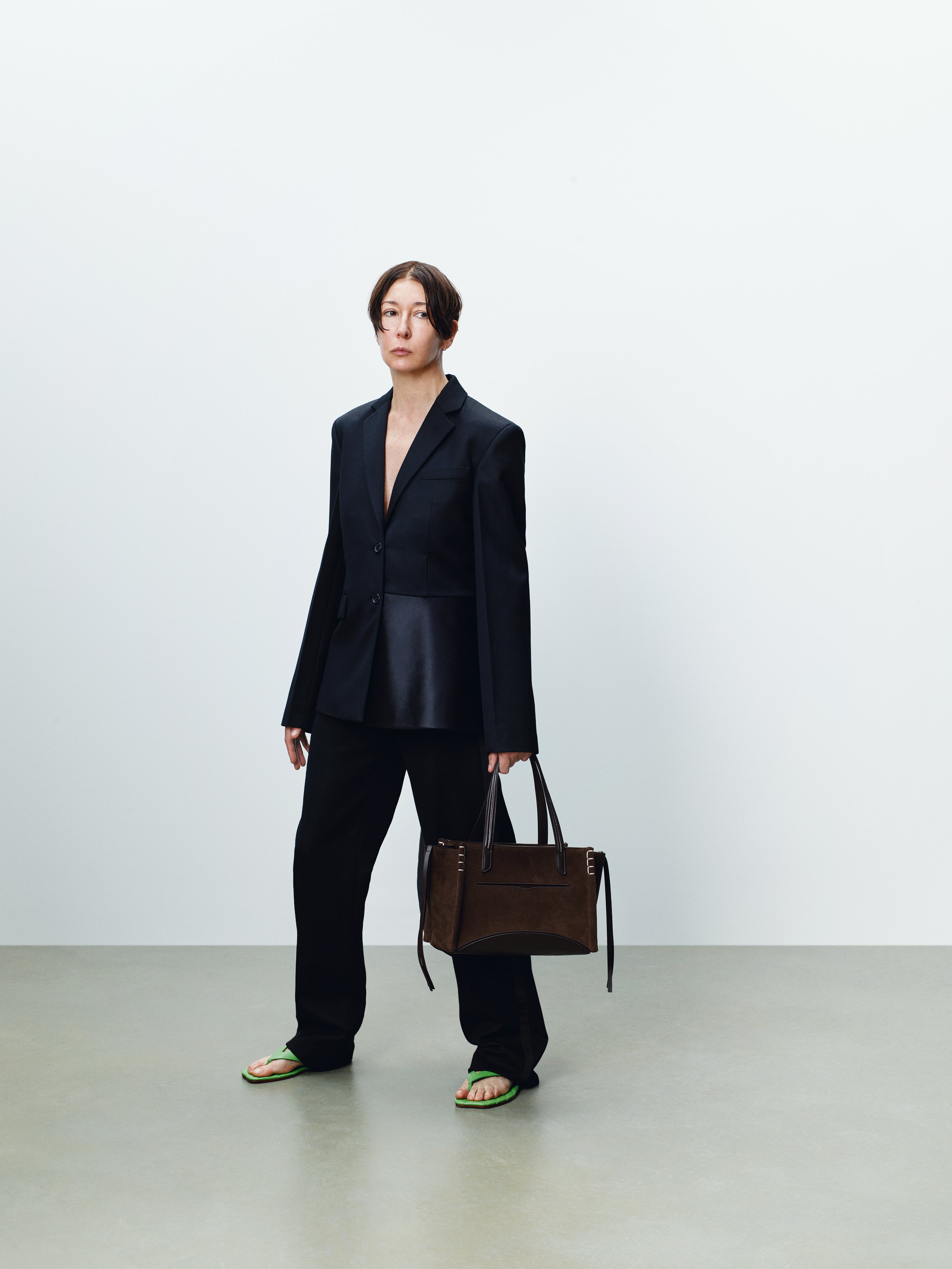 J.W.Anderson Blazer Damen Schwarz Wolle Wrap
