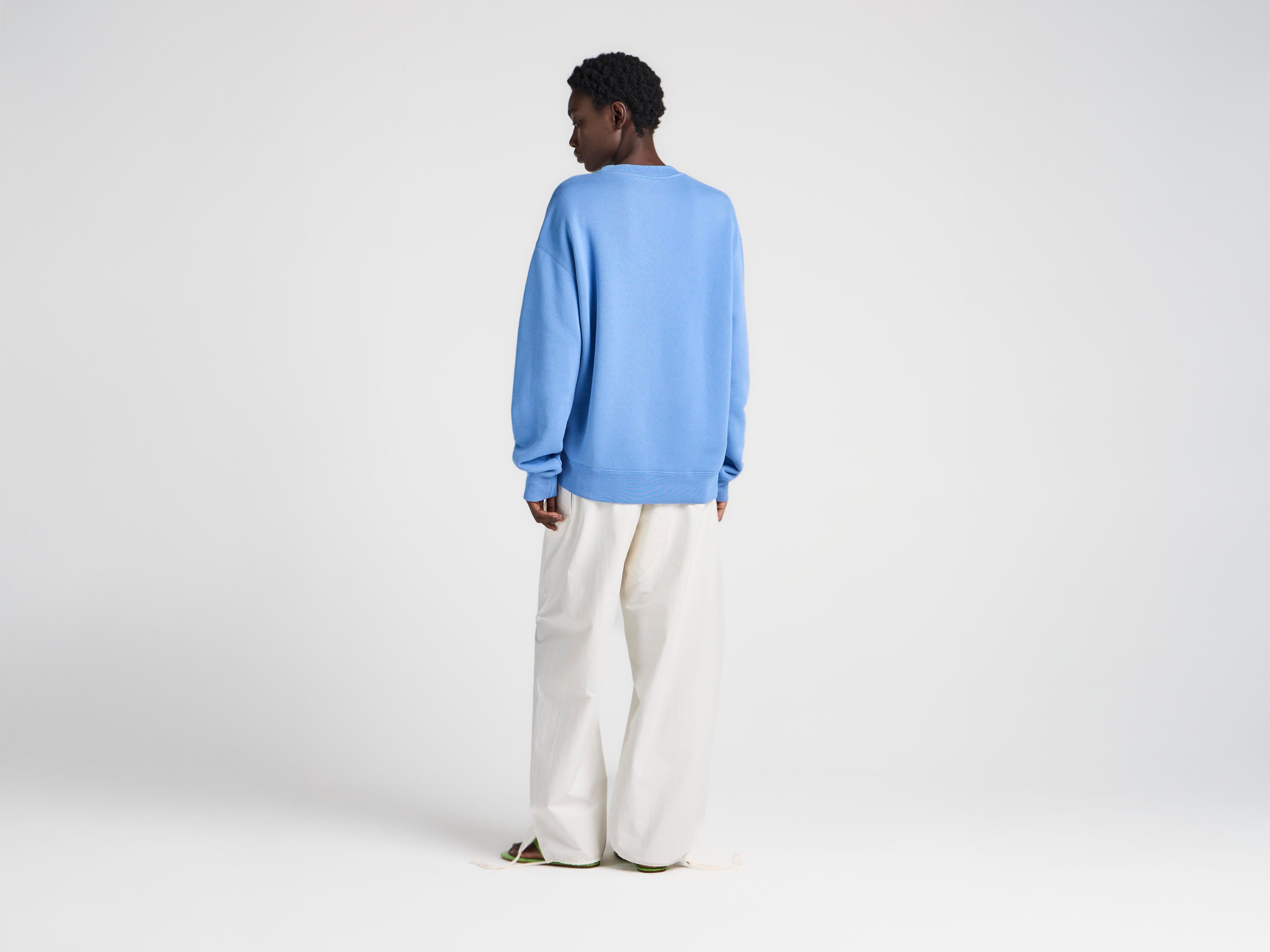 J.W.Anderson Ribbon Anchor Sweatshirt Washed Blue