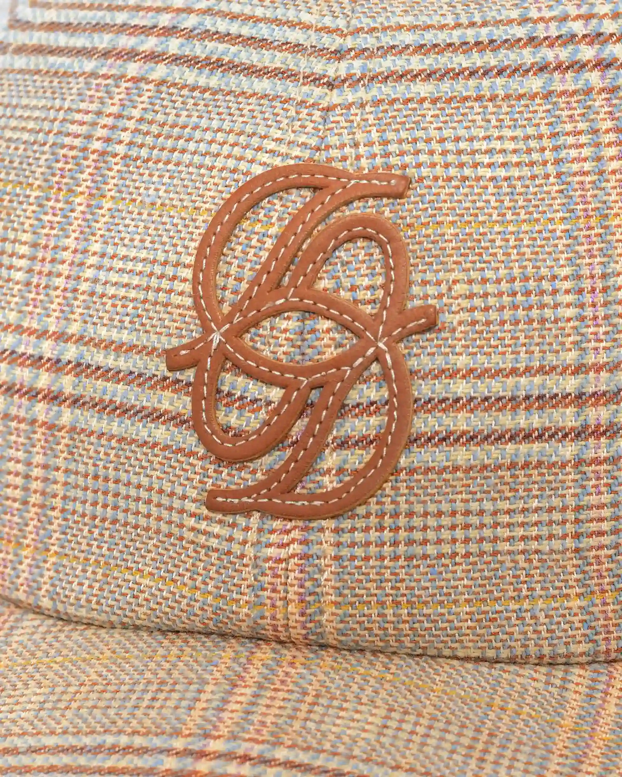 Drôle De Monsieur Casquette Carreaux D Miroir beige Cap