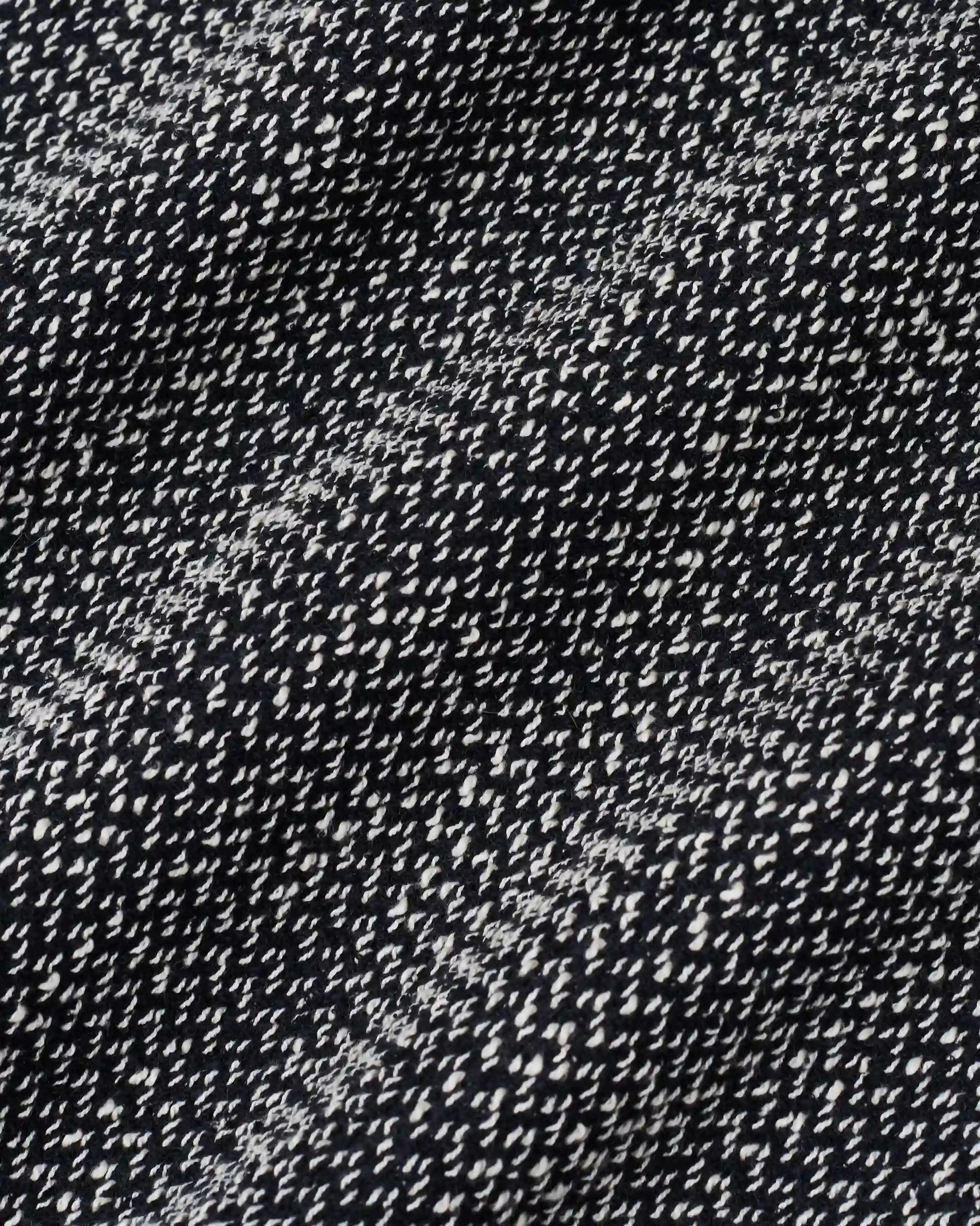 Drôle De Monsieur Double Breasted Twill Mantel Schwarz M