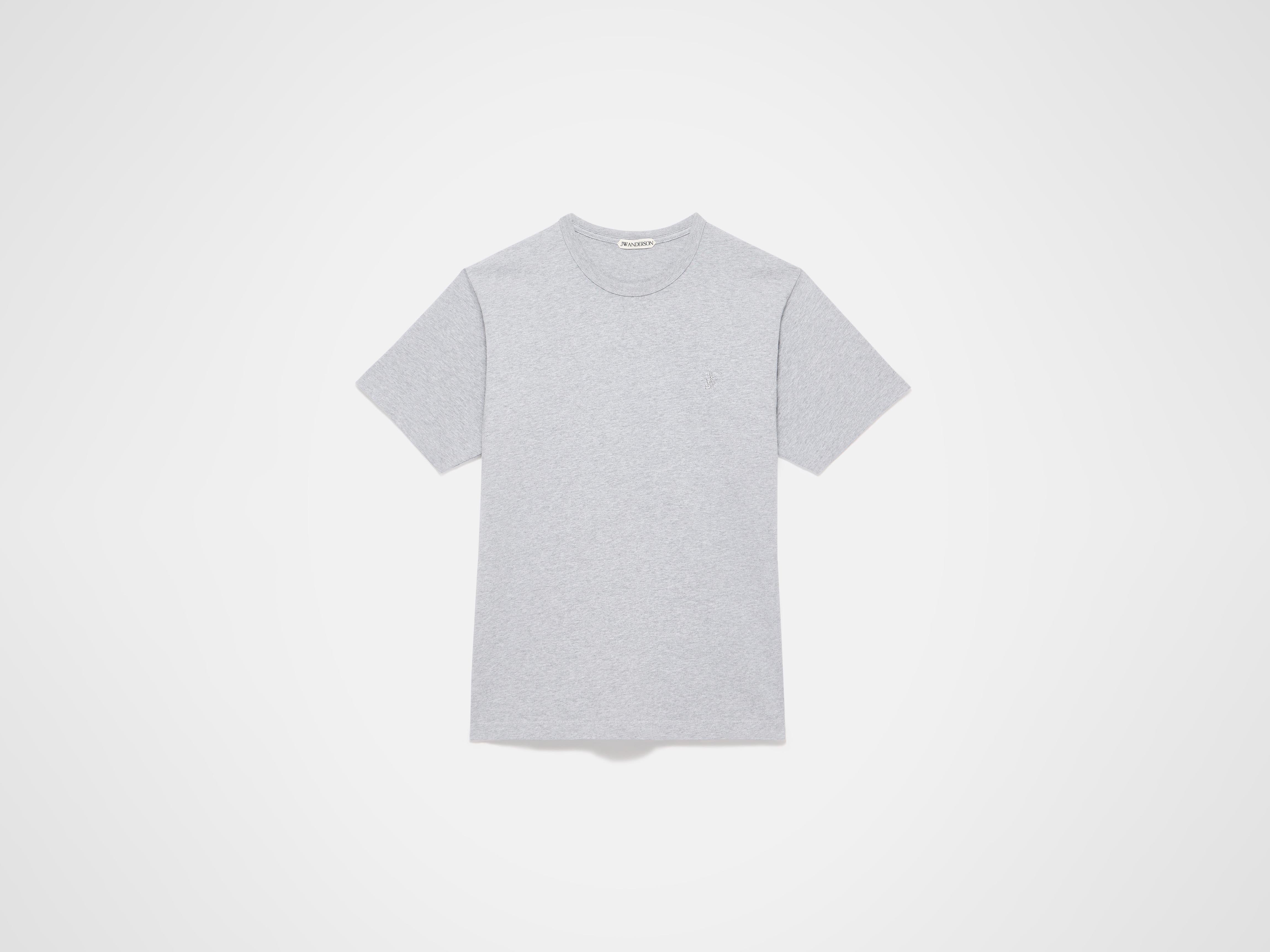 J.W.Anderson Anchor T-Shirt Mid Grey Melange Damen