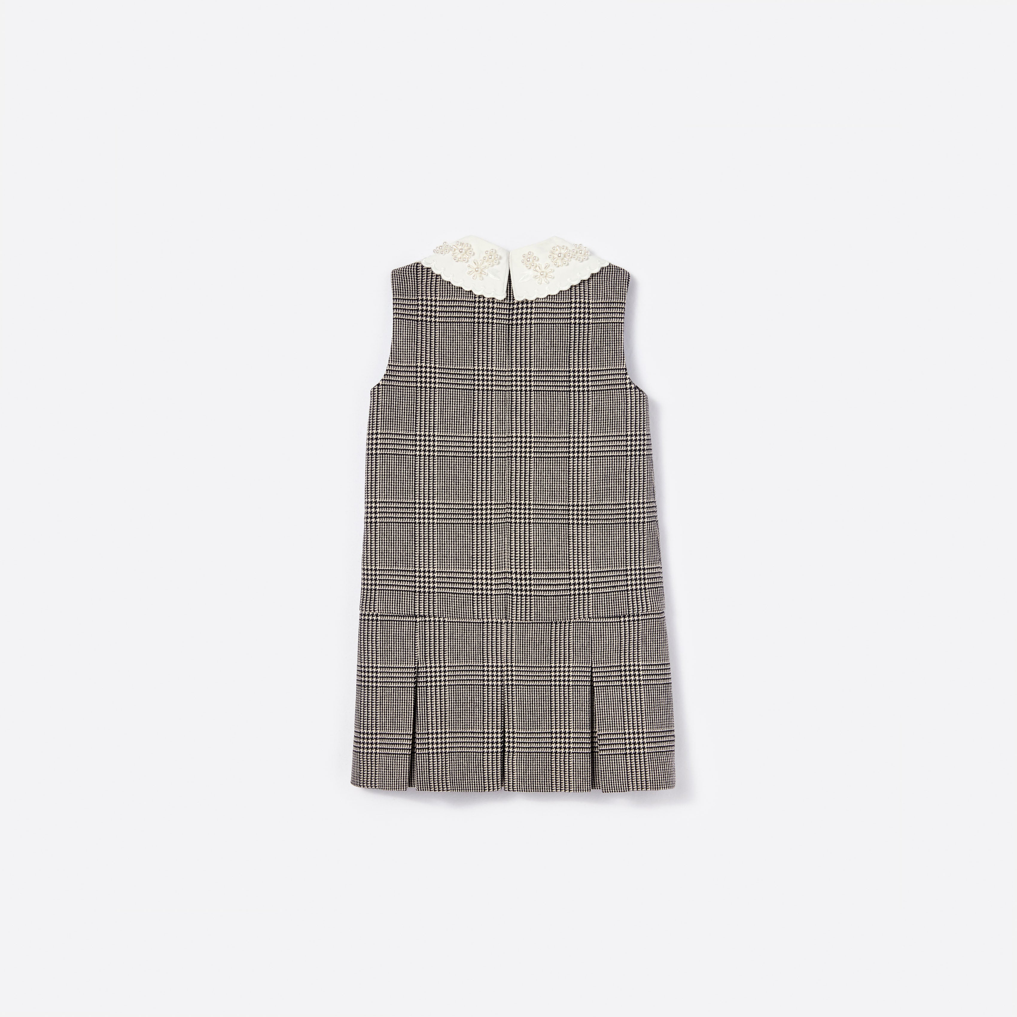Self Portrait Black Check Kinderkleid Schwarz Kariert