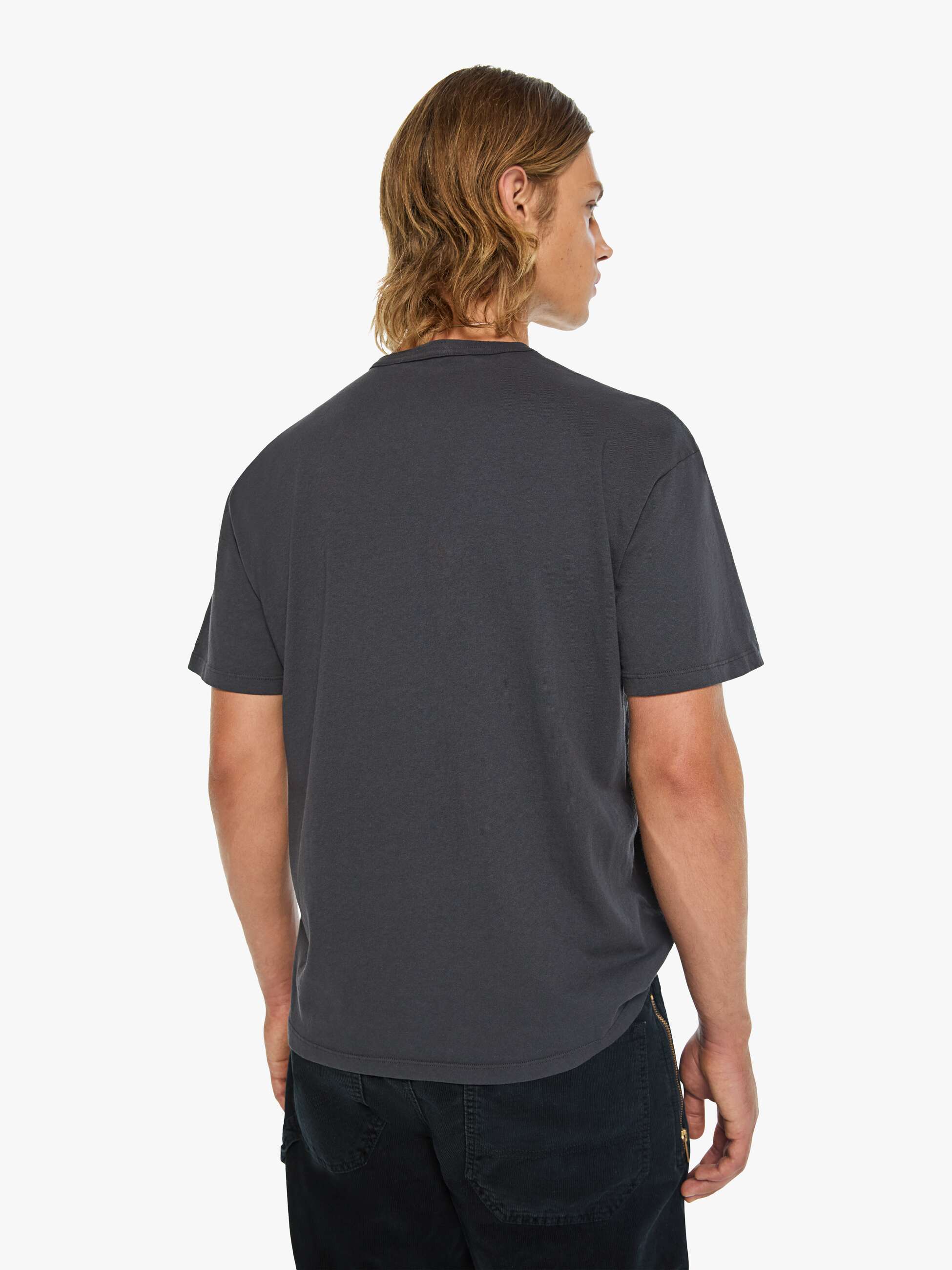 MOTHER The Lowdown T-Shirt Tiger Schwarz