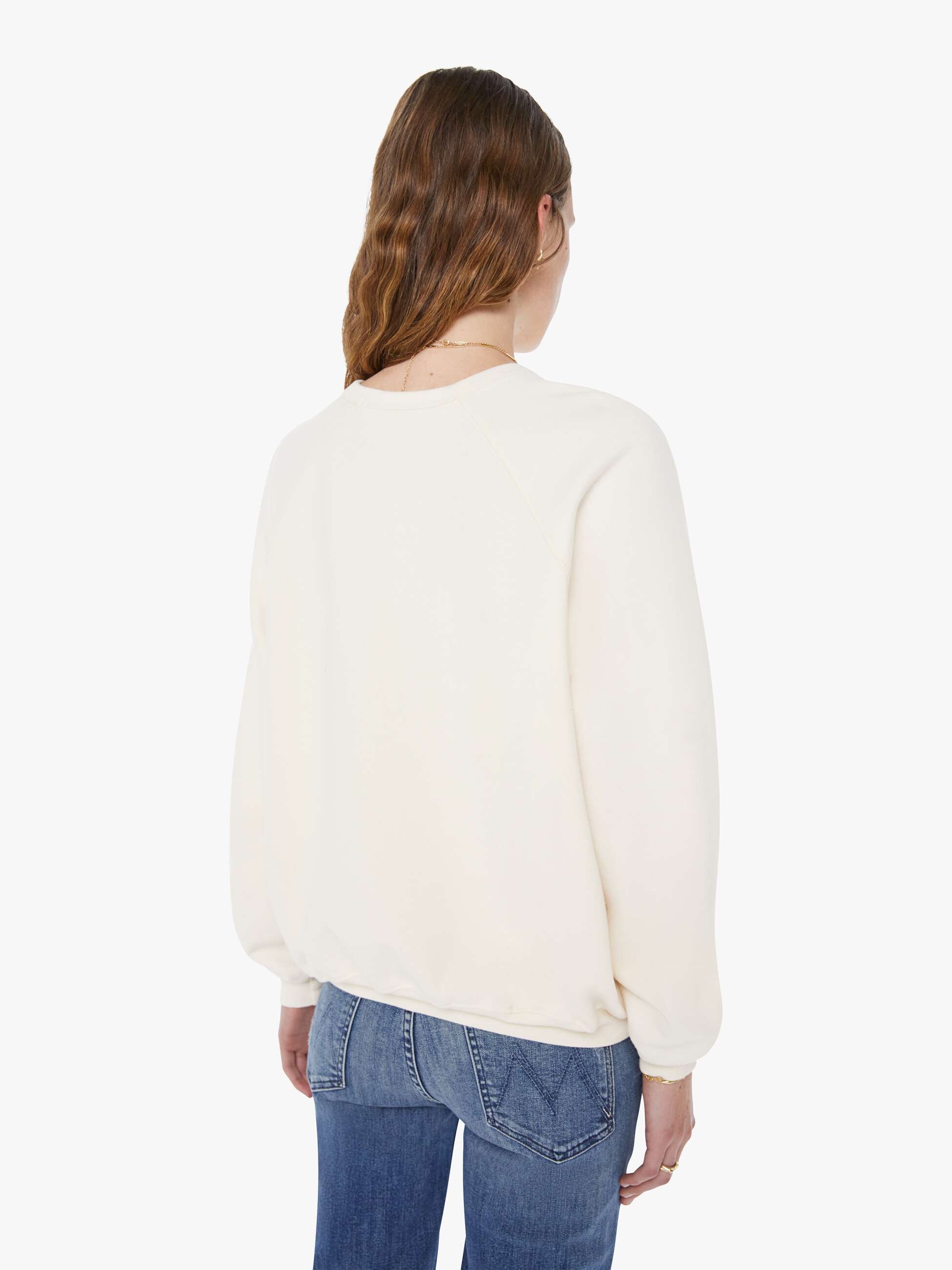 Mother The Biggie Concert Sweatshirt Cream