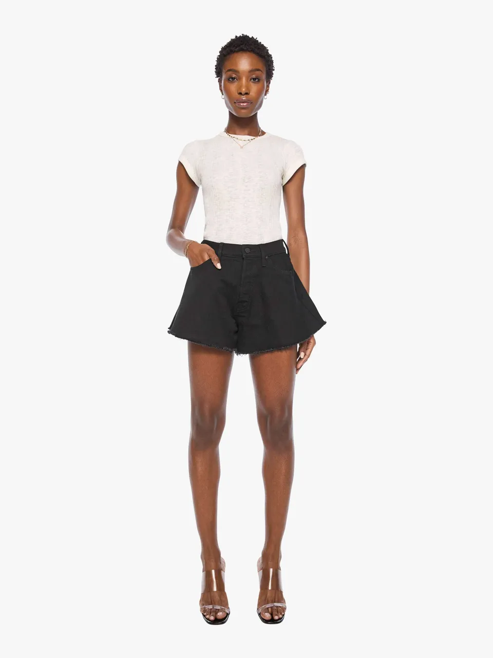 Mother Shorts The Flutter Short Fray Shorts Nighty Night
