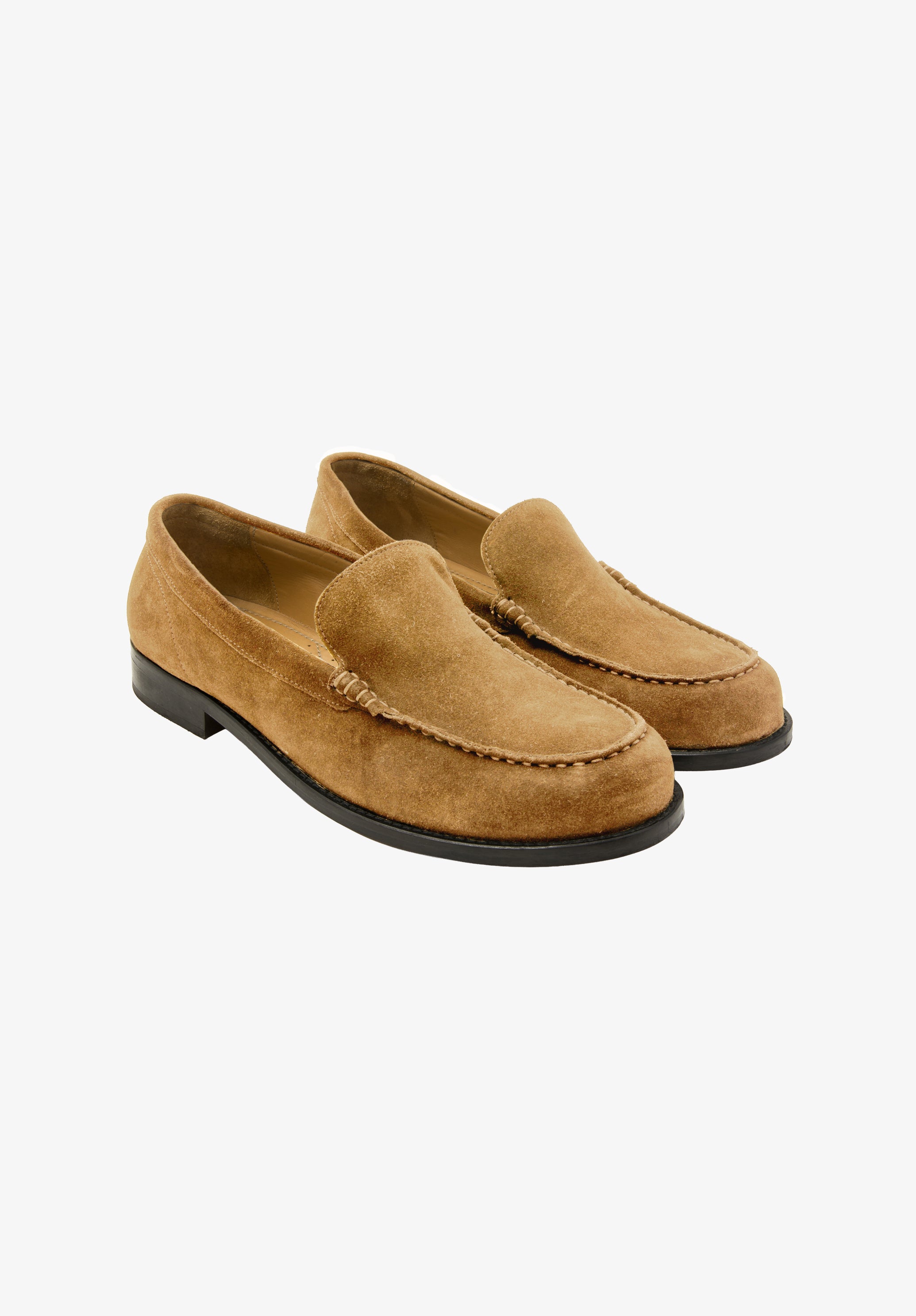 A.P.C. SHOES Mokassins Slipper beige 40 Glattleder