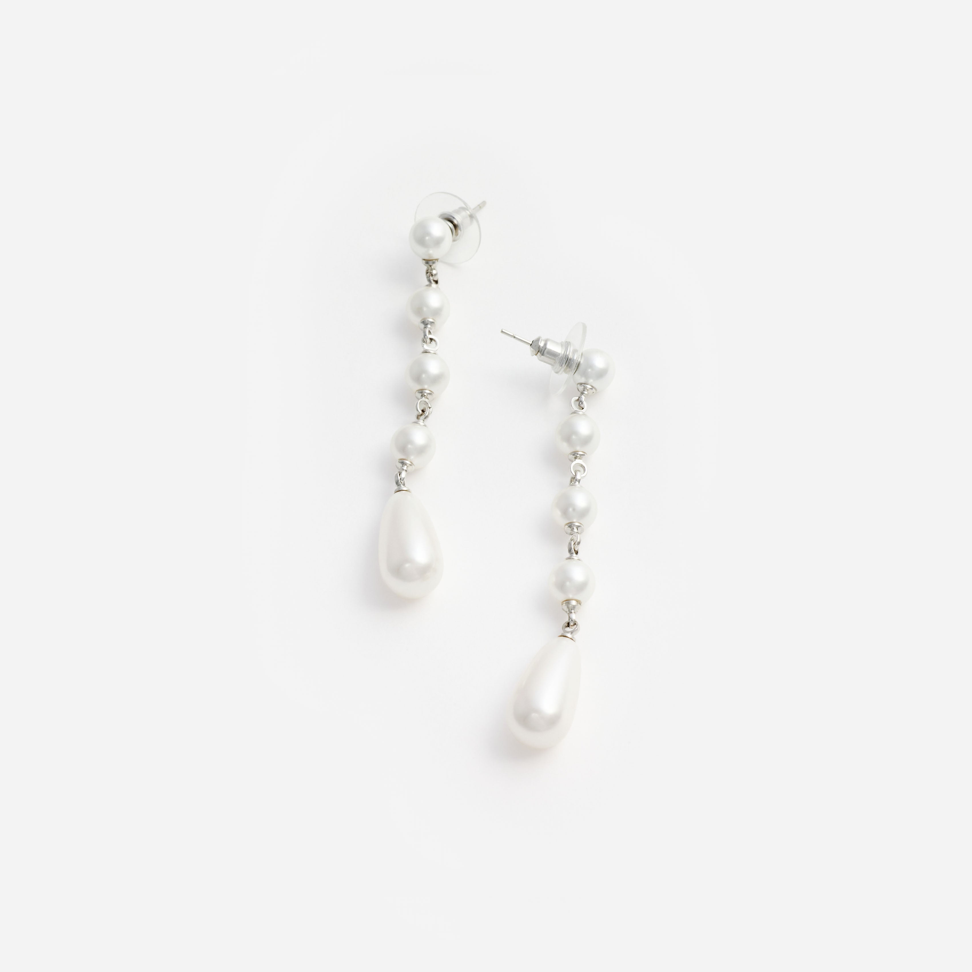 Self Portrait Pearl Droplet Ohrringe Creme Perle Tropfen