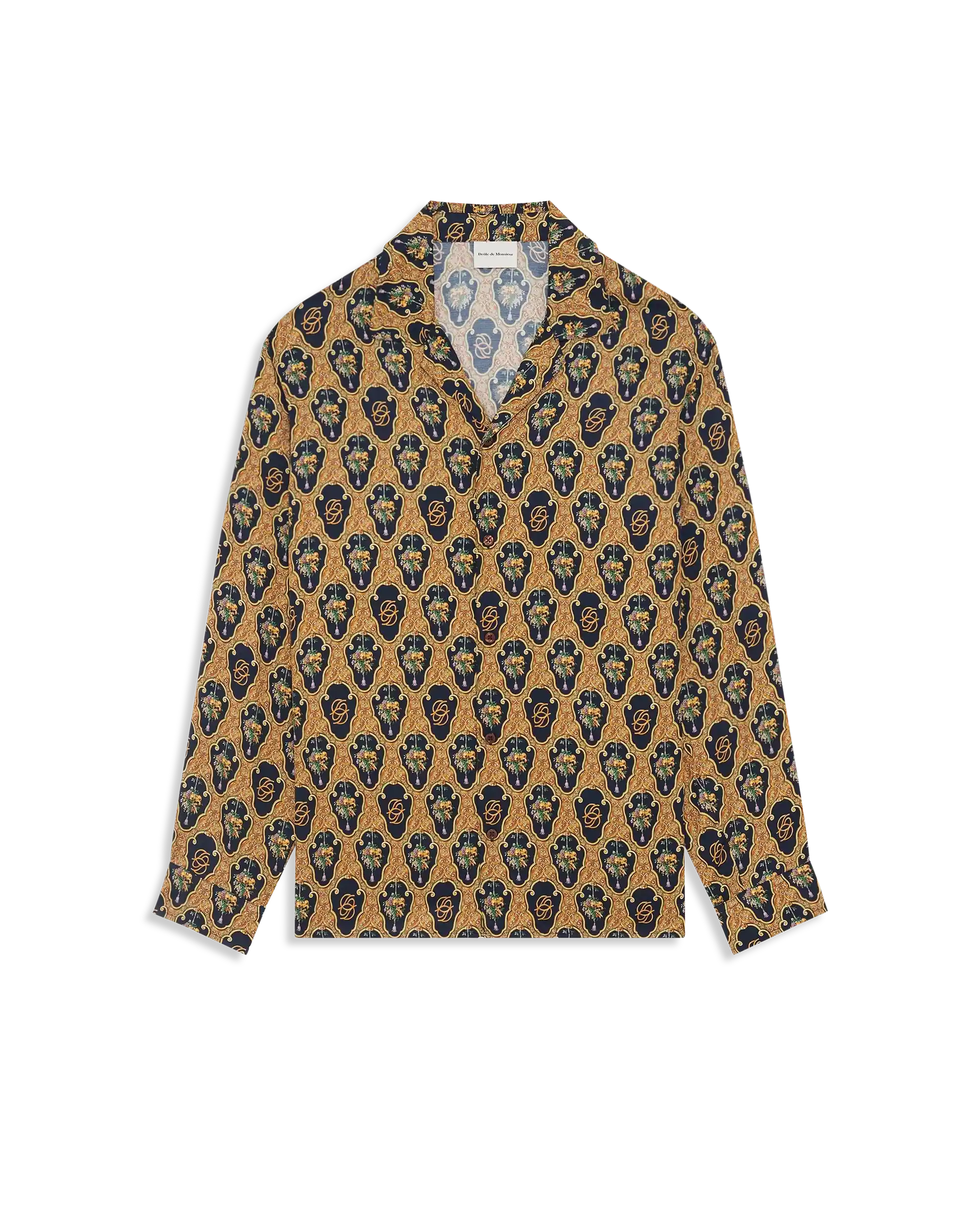 Drôle De Monsieur Baroque Grapes Hemd Multicolor Viskose