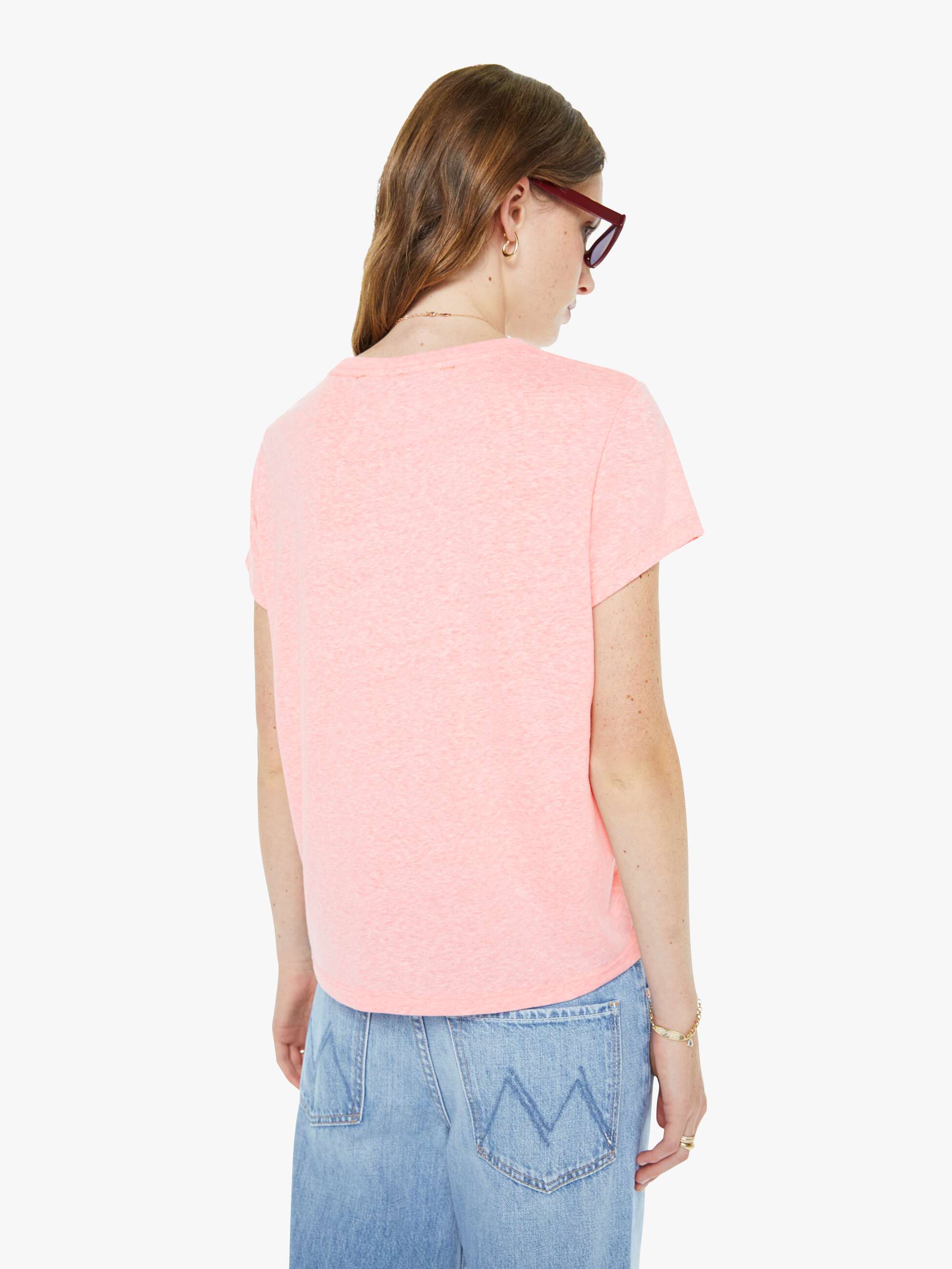 Mother Boxy Goodie Goodie Shrimp Cocktail T-Shirt Rosa