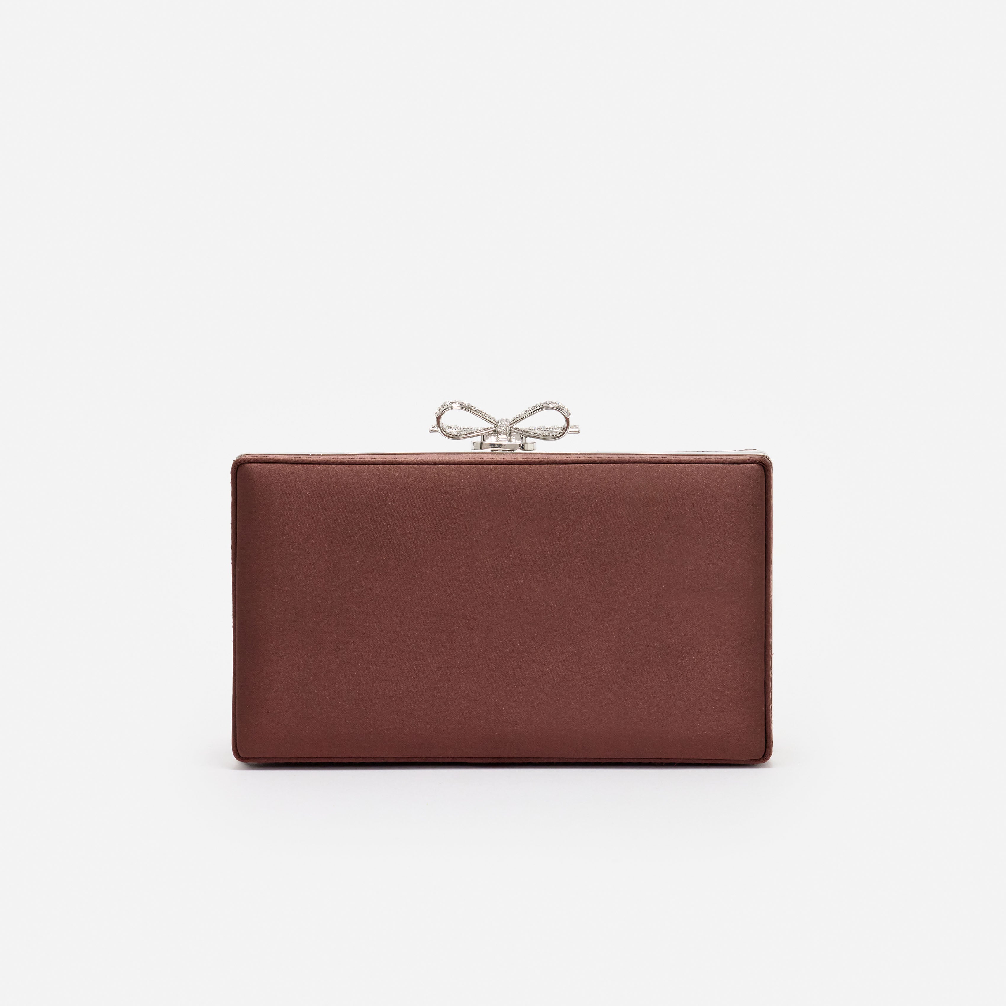 Self Portrait Brown Chainmail Clutch Clutch Braun Mini