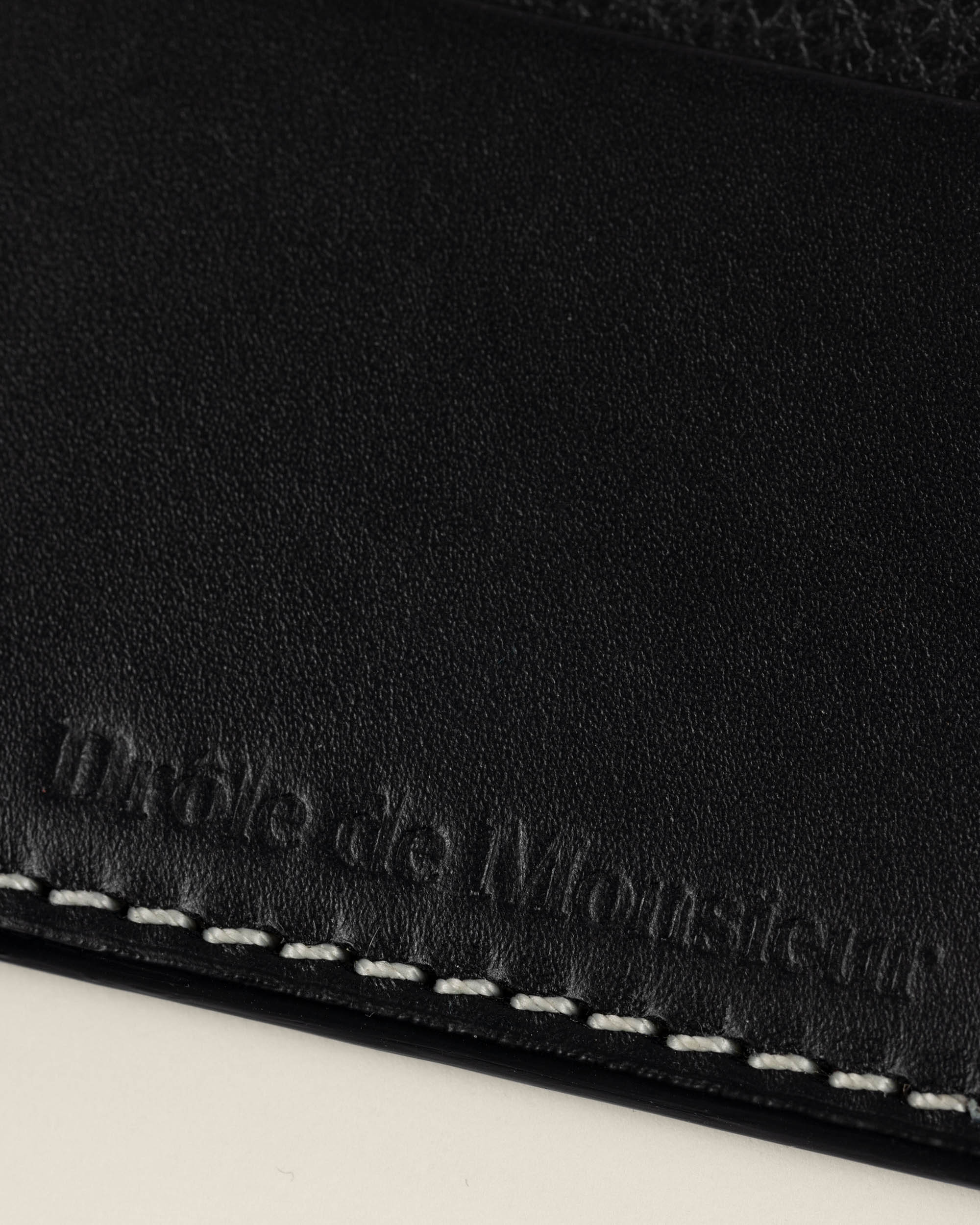 Drôle De Monsieur Porte-Cartes Kartenetui schwarz Leder OS