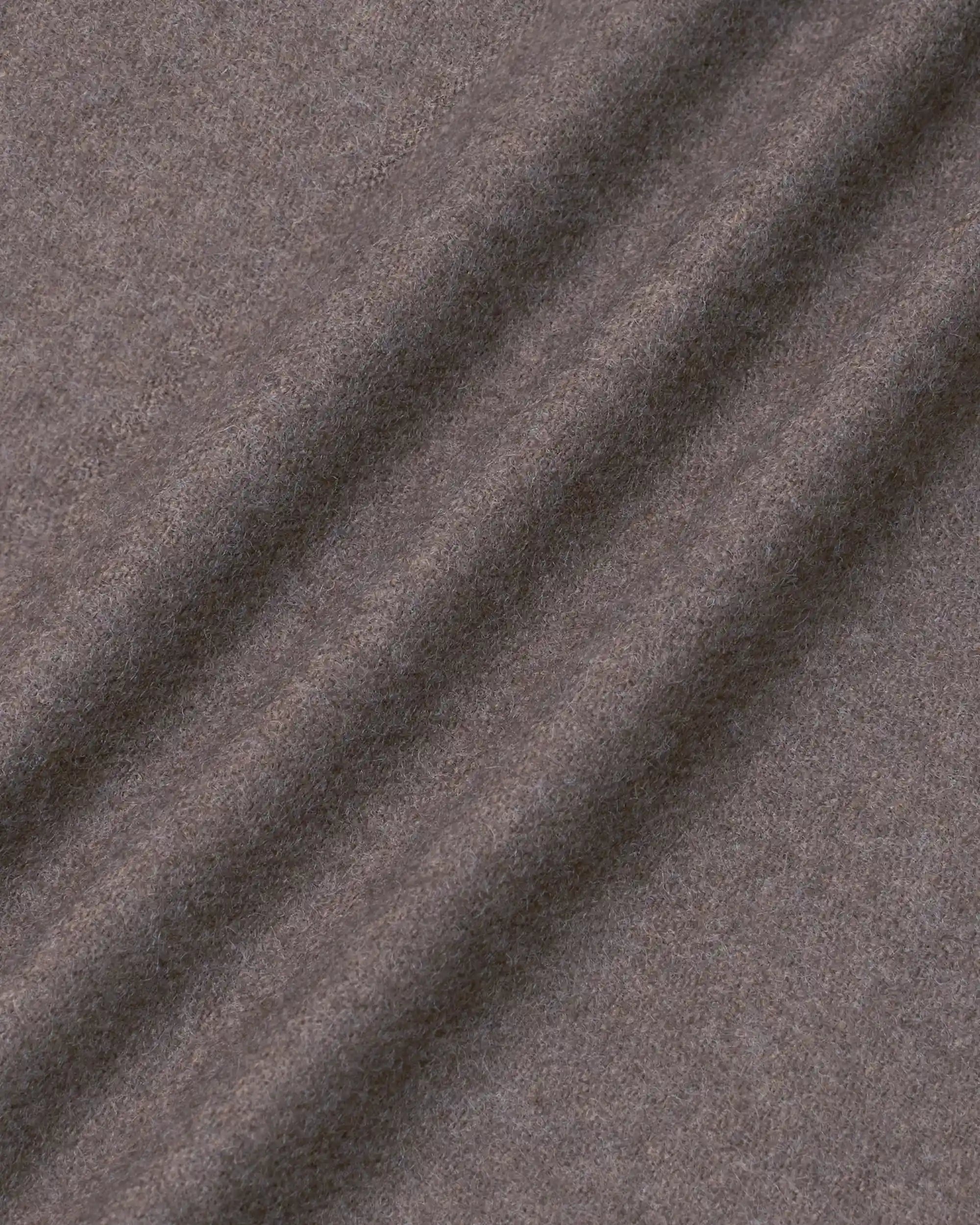 Drôle De Monsieur Flannel Track-Jacke Hellbraun Wolle