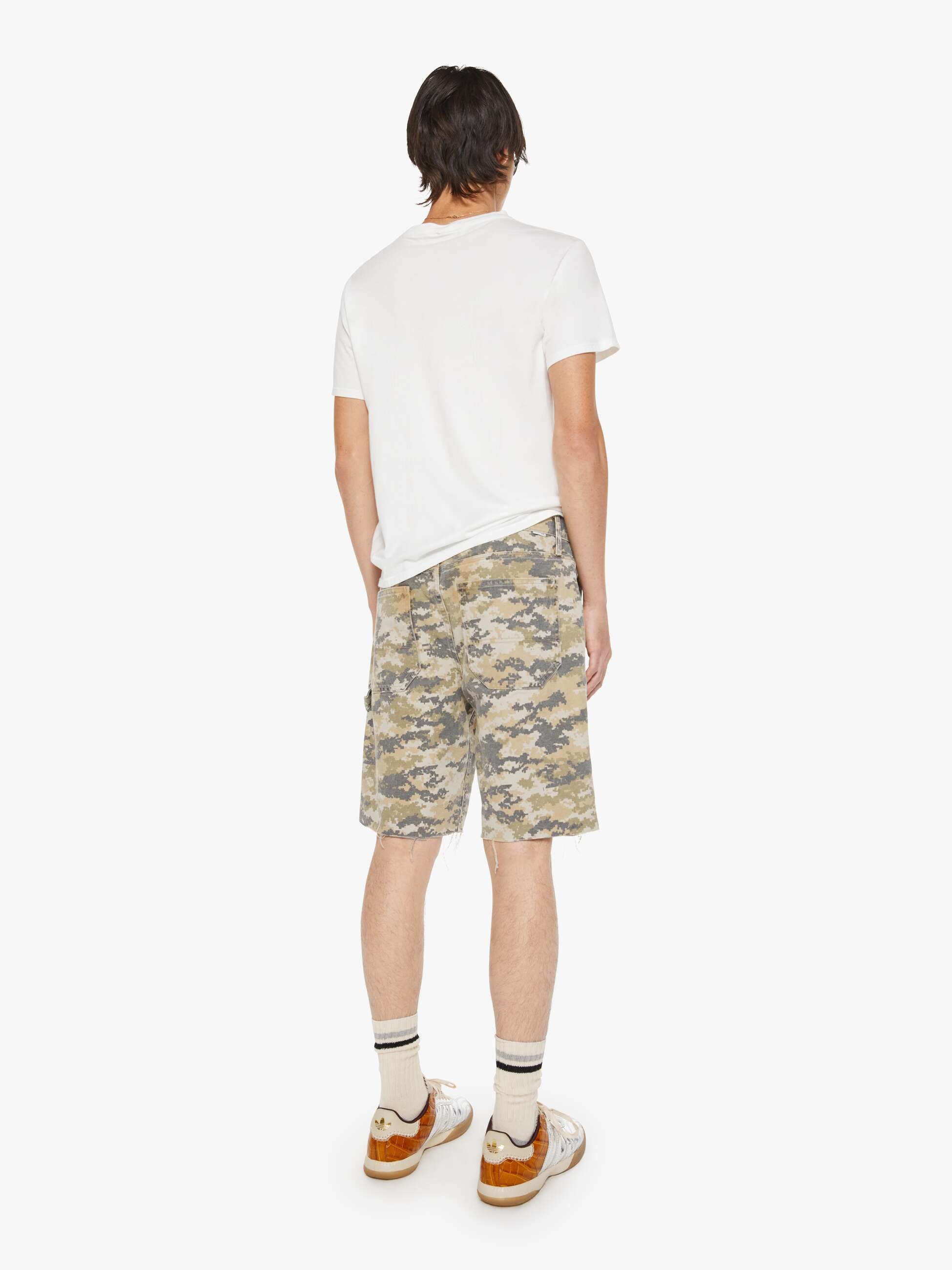 Mother Bee's Knees Short Fray Shorts Camo Herren