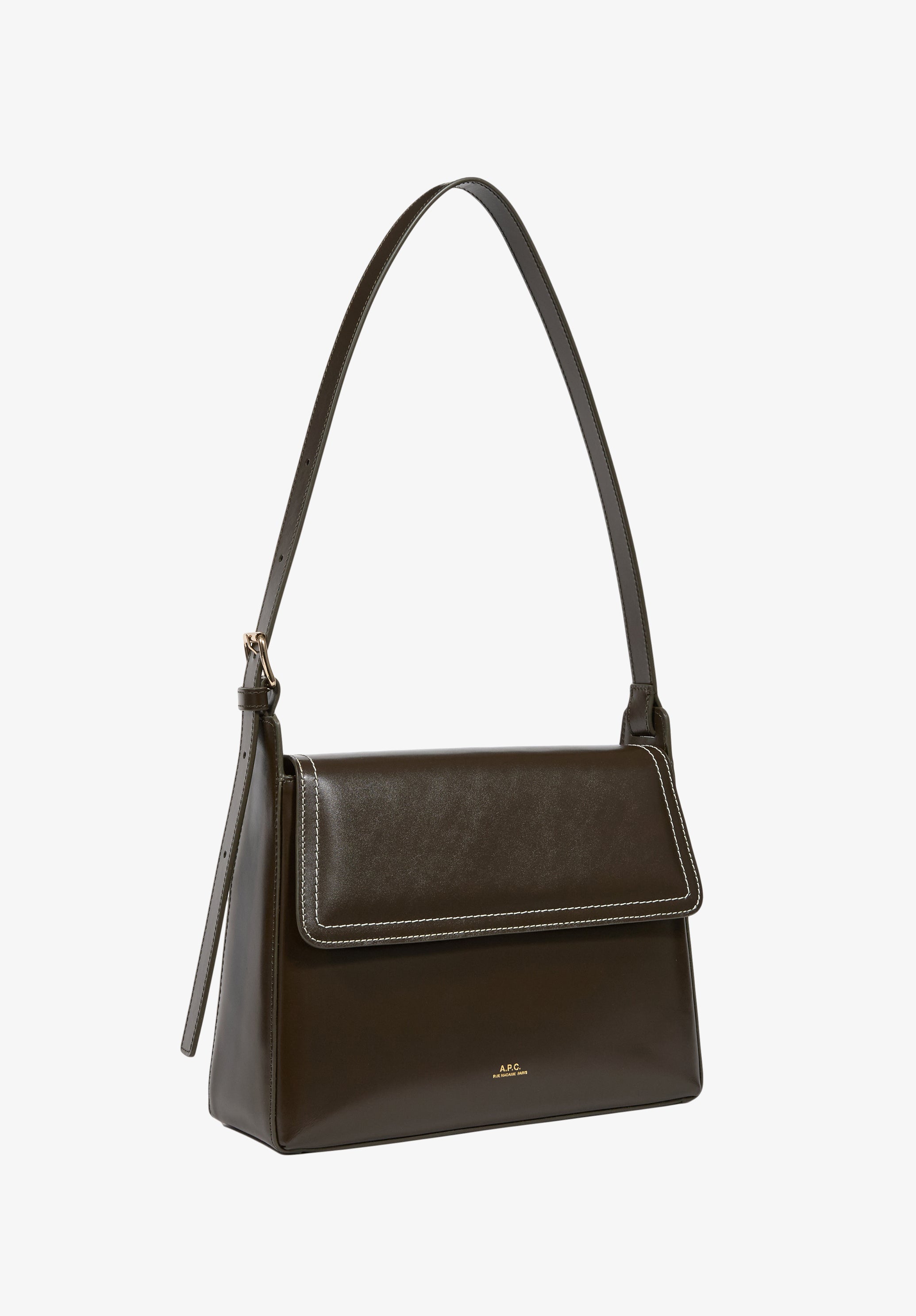A.P.C. Virginie Flap Tasche TU Magnetverschluss