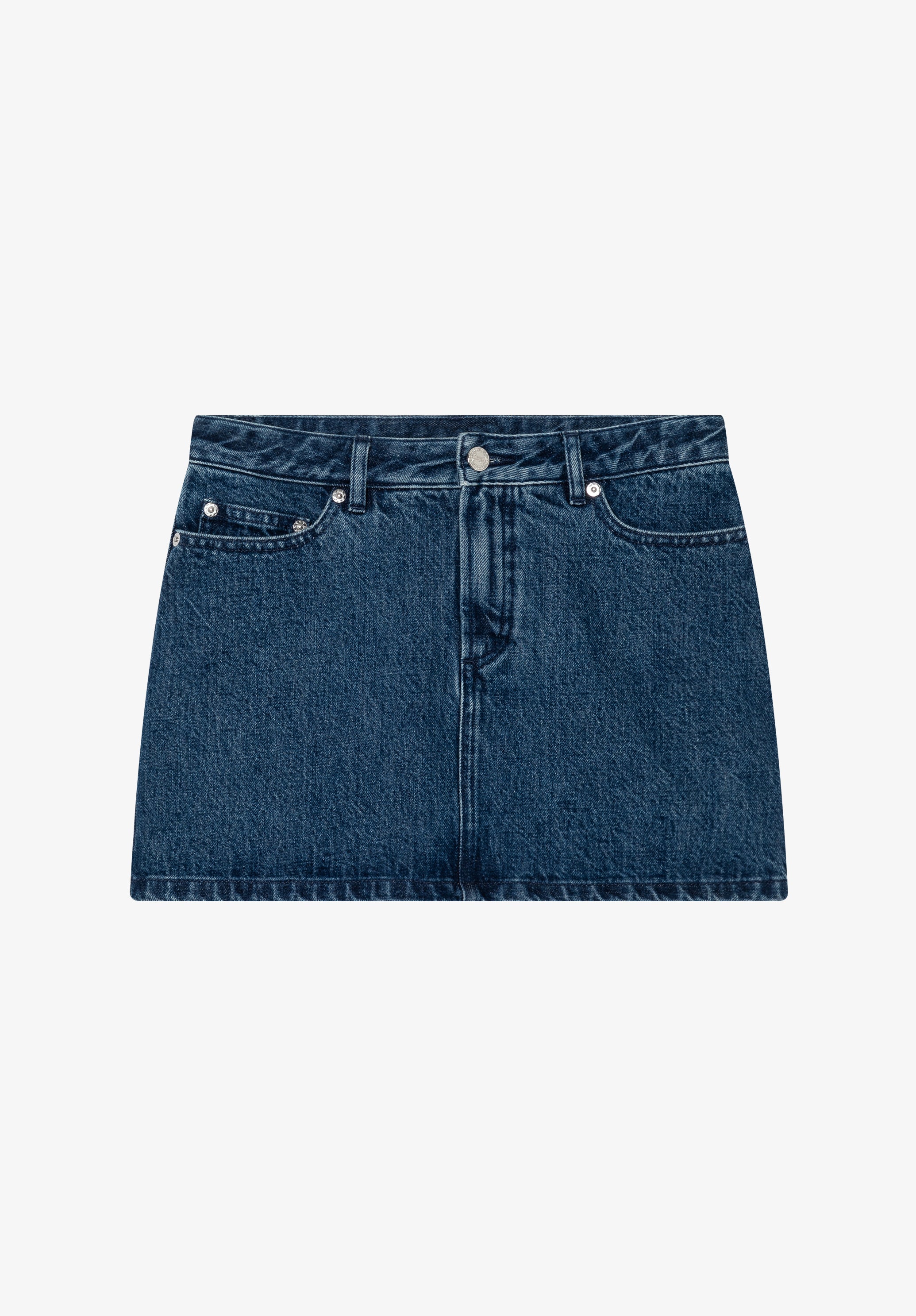 A.P.C. Mini-Jupe Rock kurz High Rise Blau 38