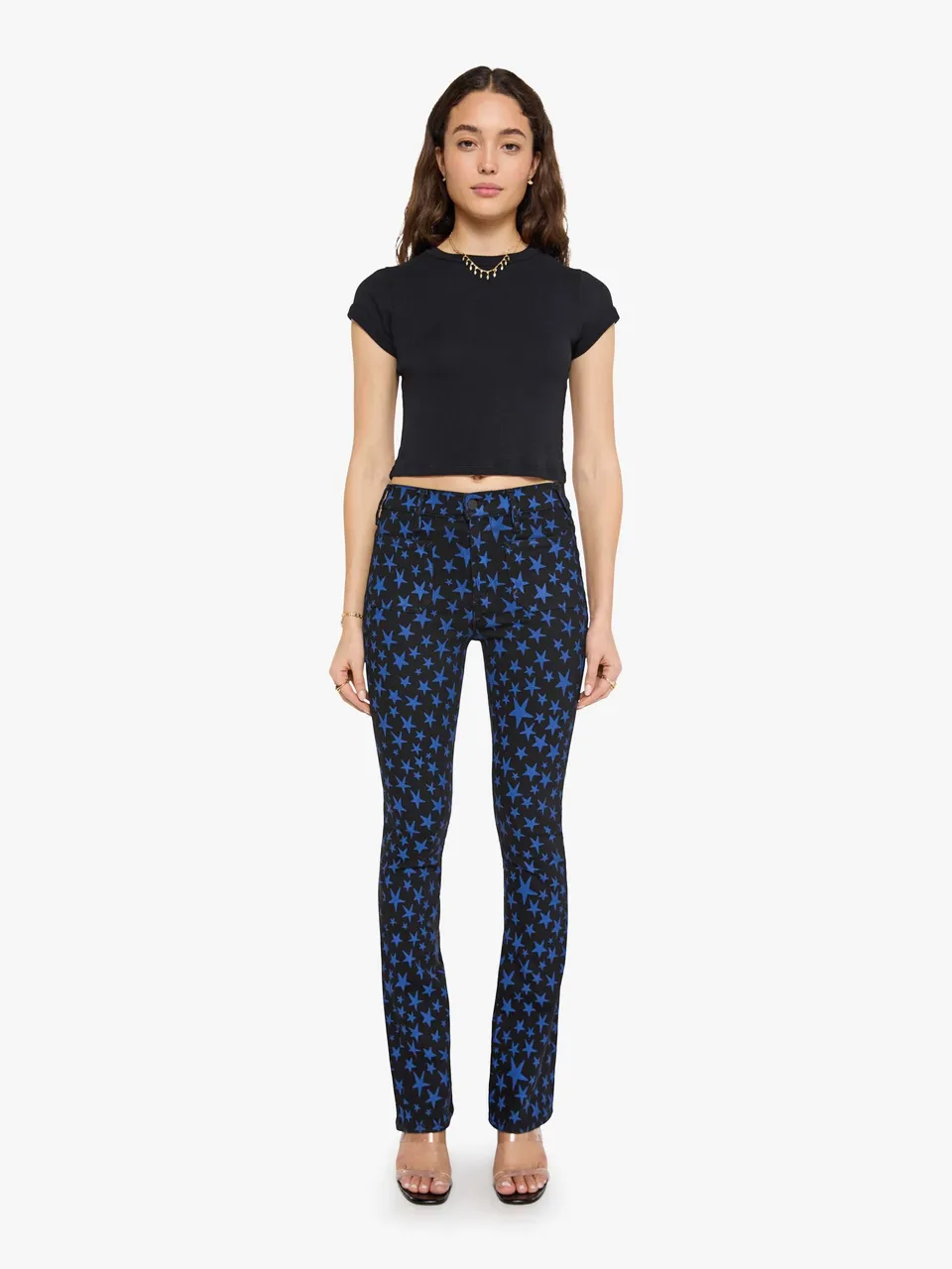 Mother Denim The Patch Pocket Insider Sneak Jeans Rock Star
