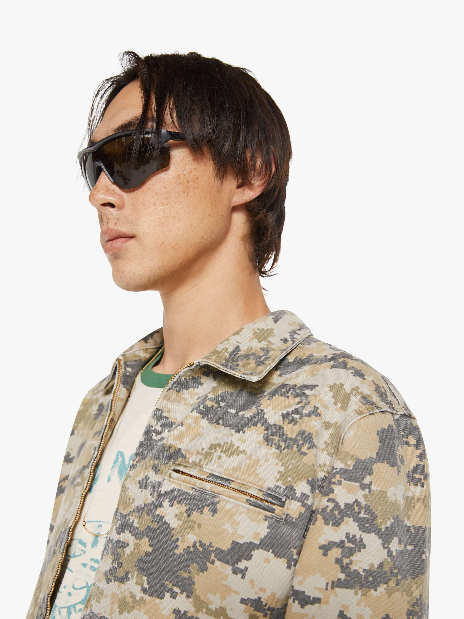 Mother No Reception Jacke What The Duck Camo Baumwolle