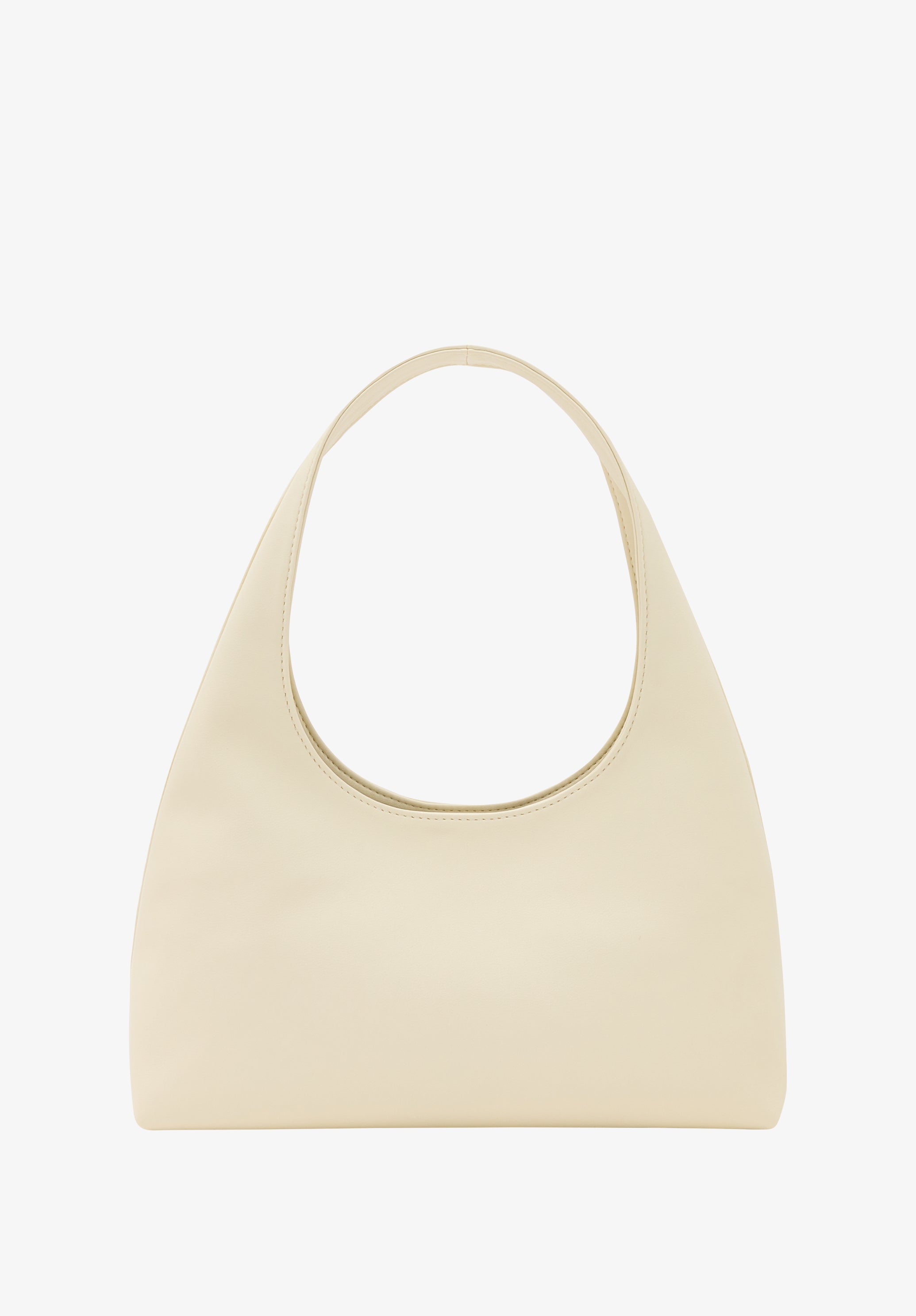 A.P.C. Ninon Baby Shoulder Tasche Weiss Lederoptik