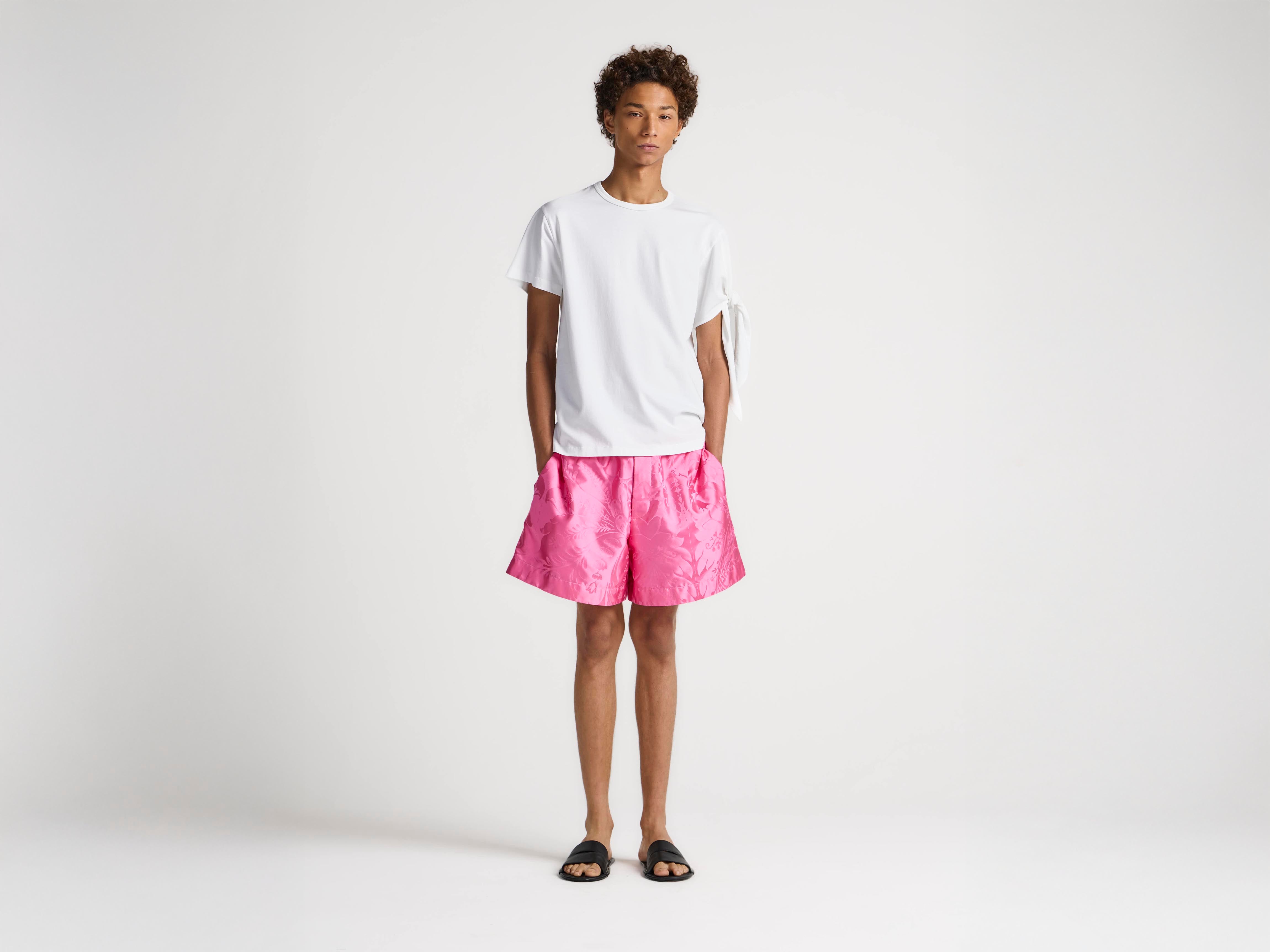 J.W. Anderson Shirts Knotted Sleeve T-Shirt Herren weiß