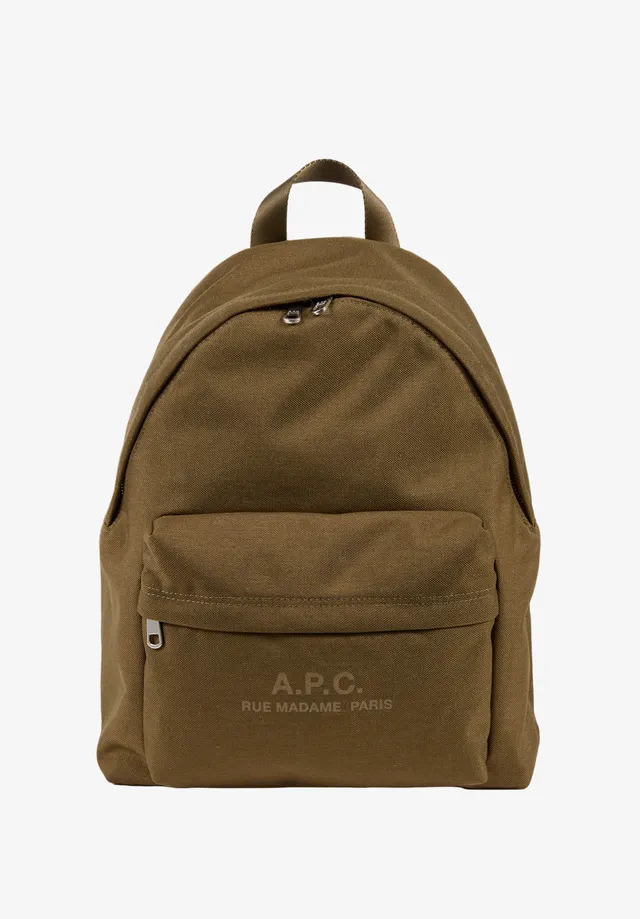 A.P.C. Backstage Small Rucksack TU Canvas Grün