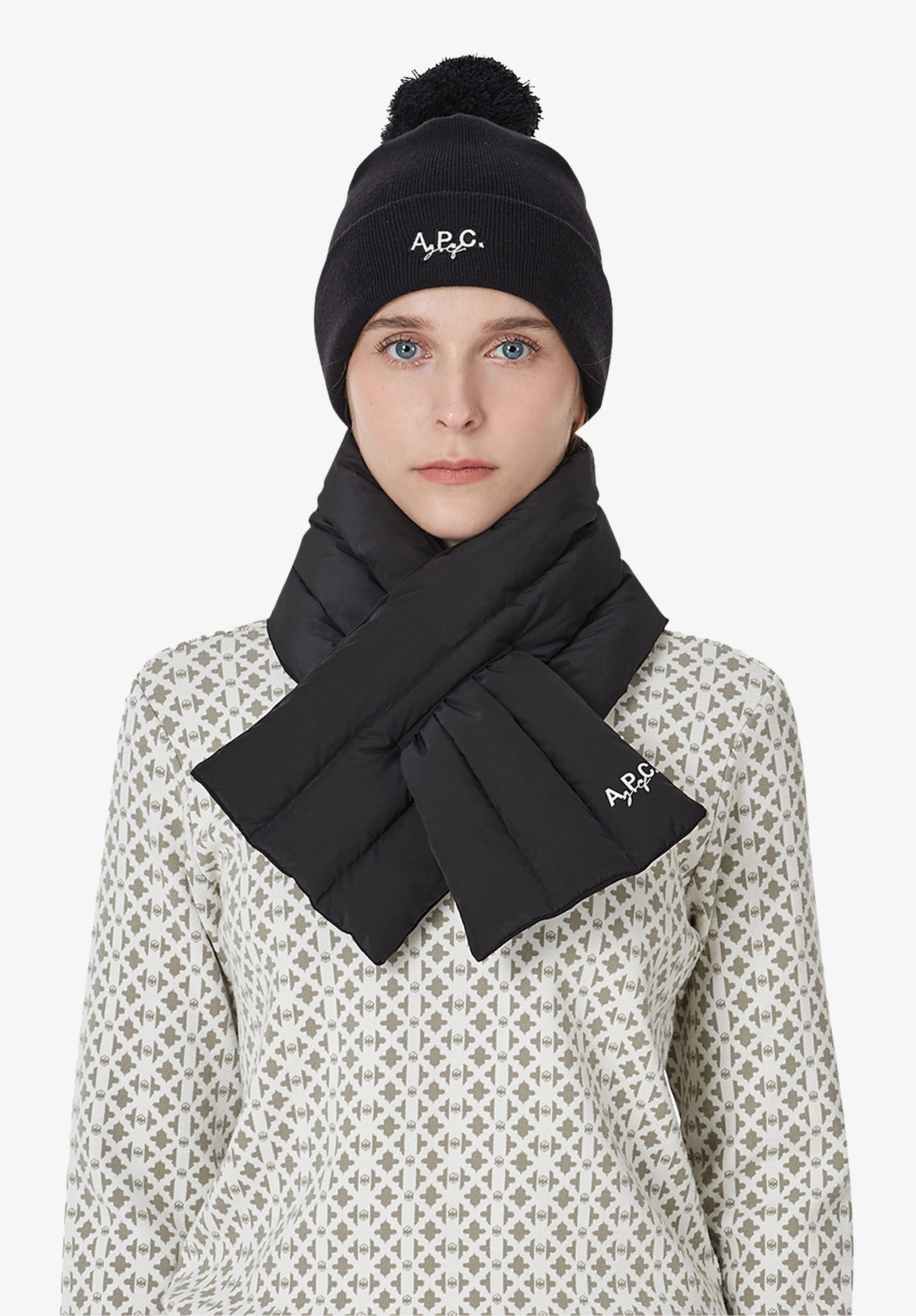 A.P.C. Golf Gesteppter Schal TU isolierend