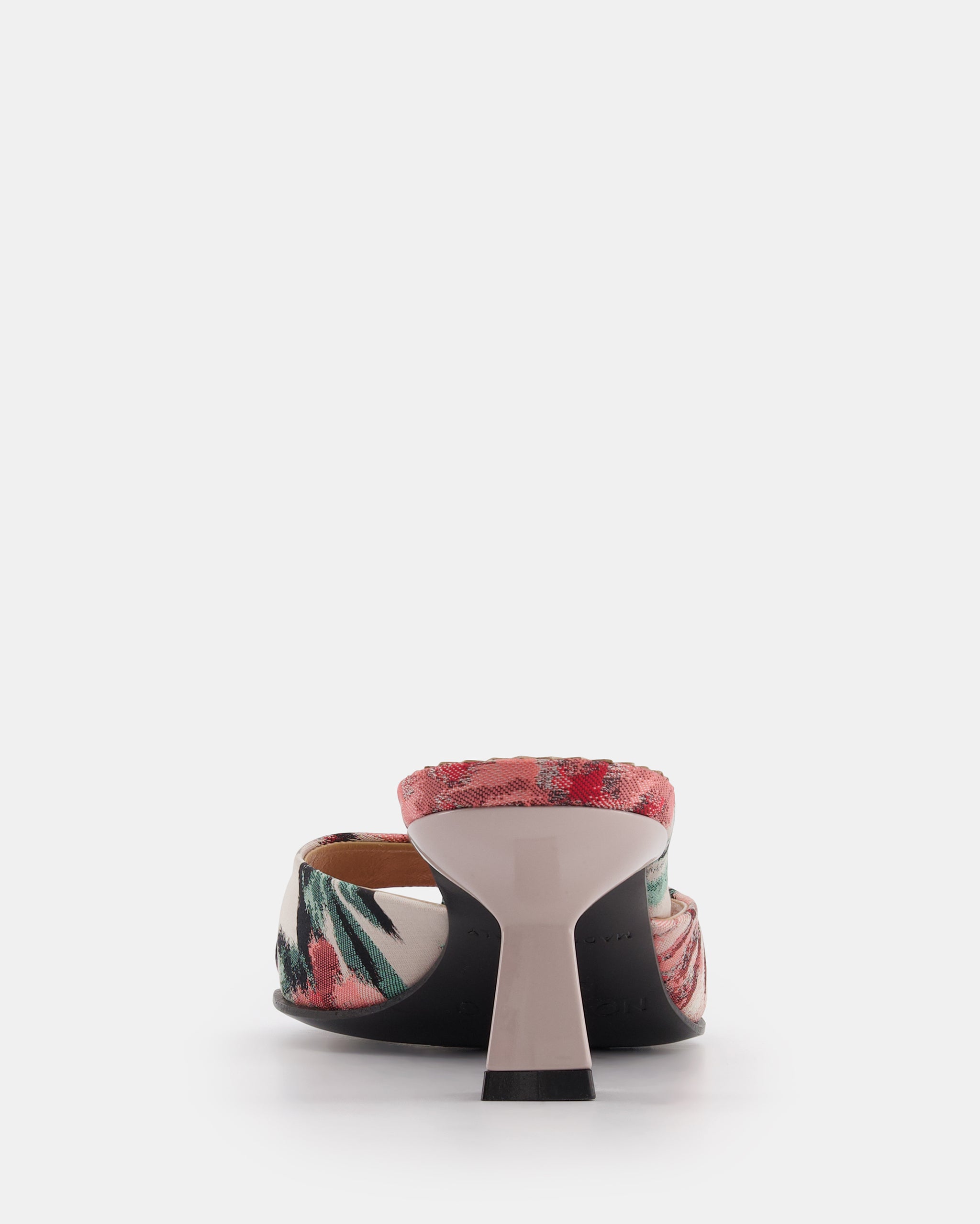 Nodaleto Dona Reese Mule Roses Print 5 cm