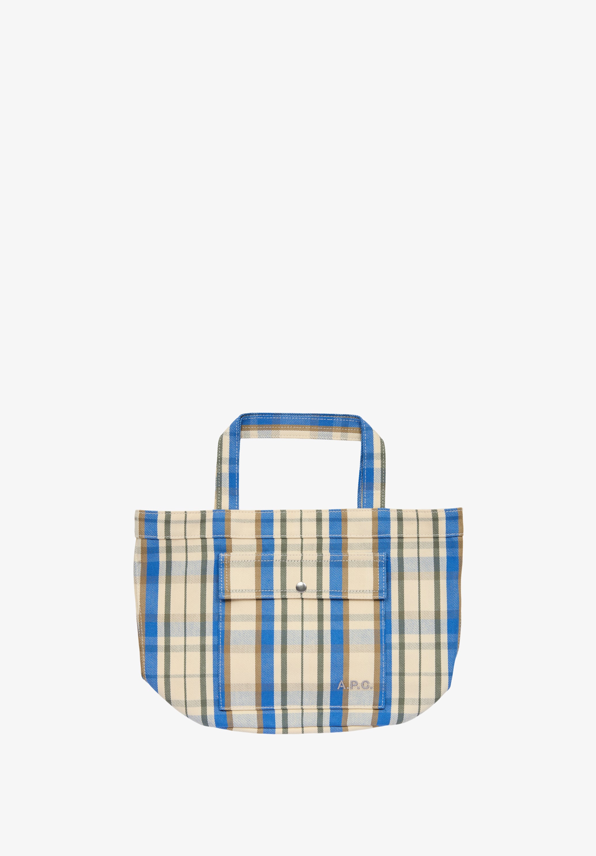 A.P.C. Jade Tragetasche Shopper Weiß Baumwolle