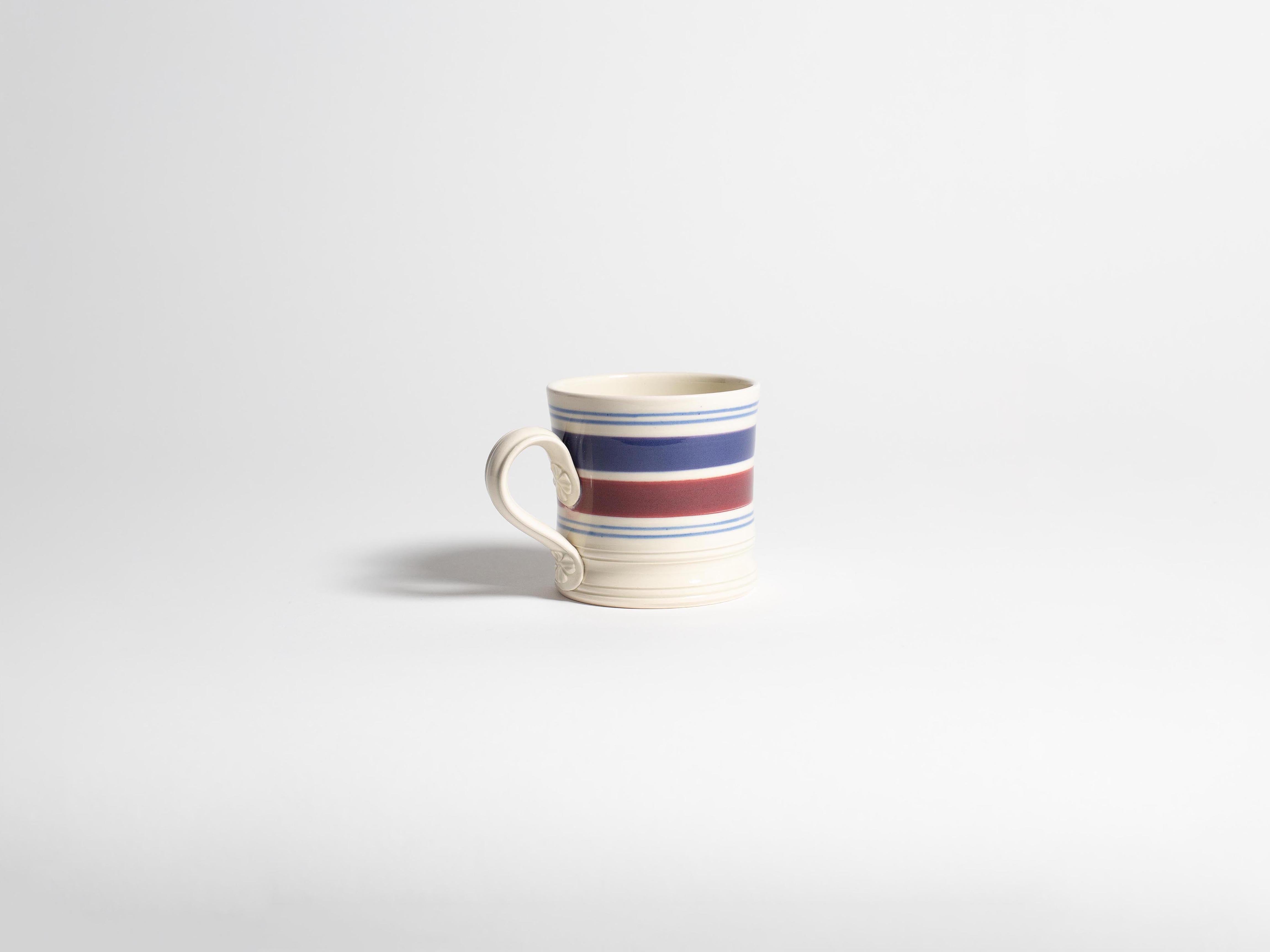 J.W.Anderson Tableware Shamrock Mug Tasse Blau Burgundy
