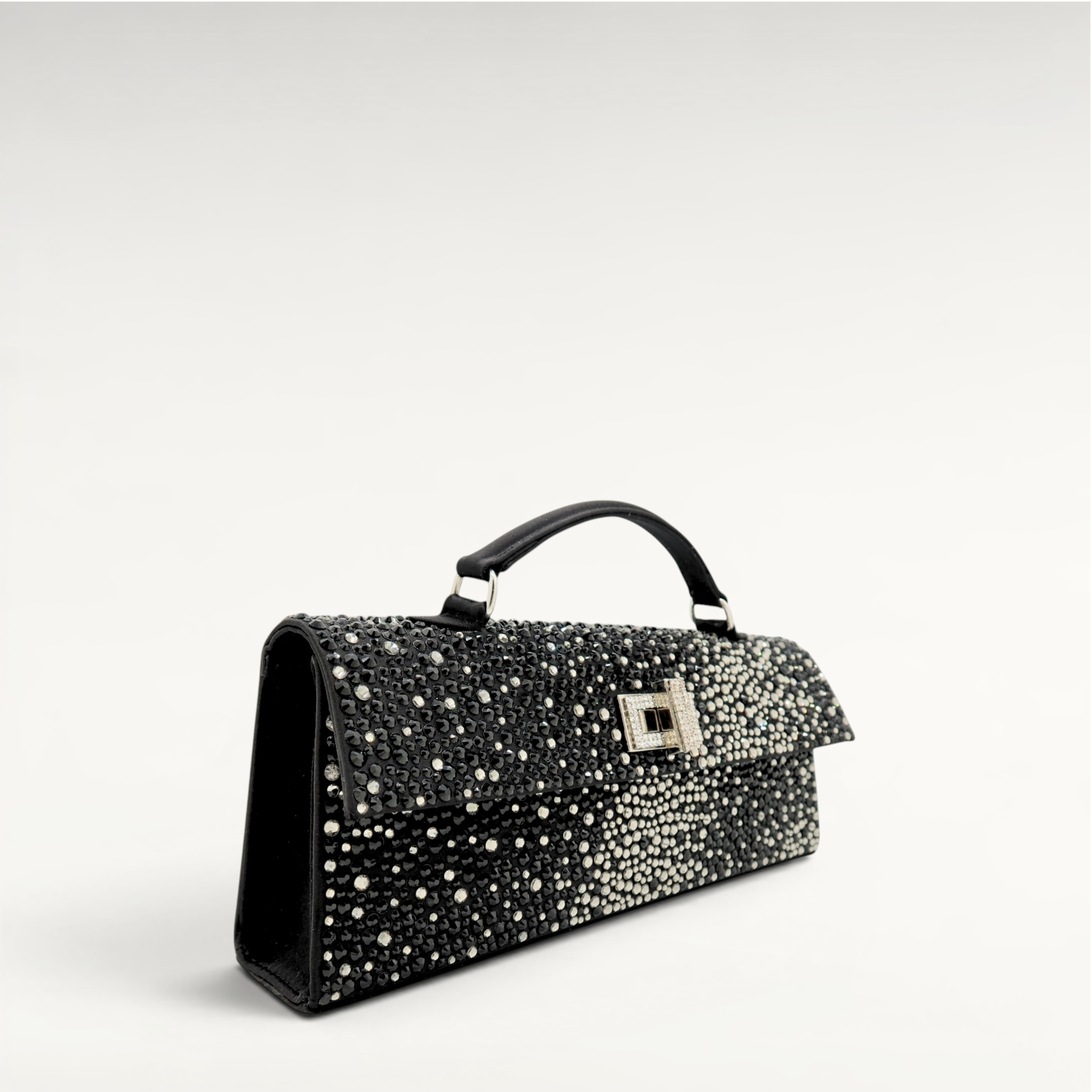 Gedebe Sophie Clutch Kristalle Griff Kette Crossbody