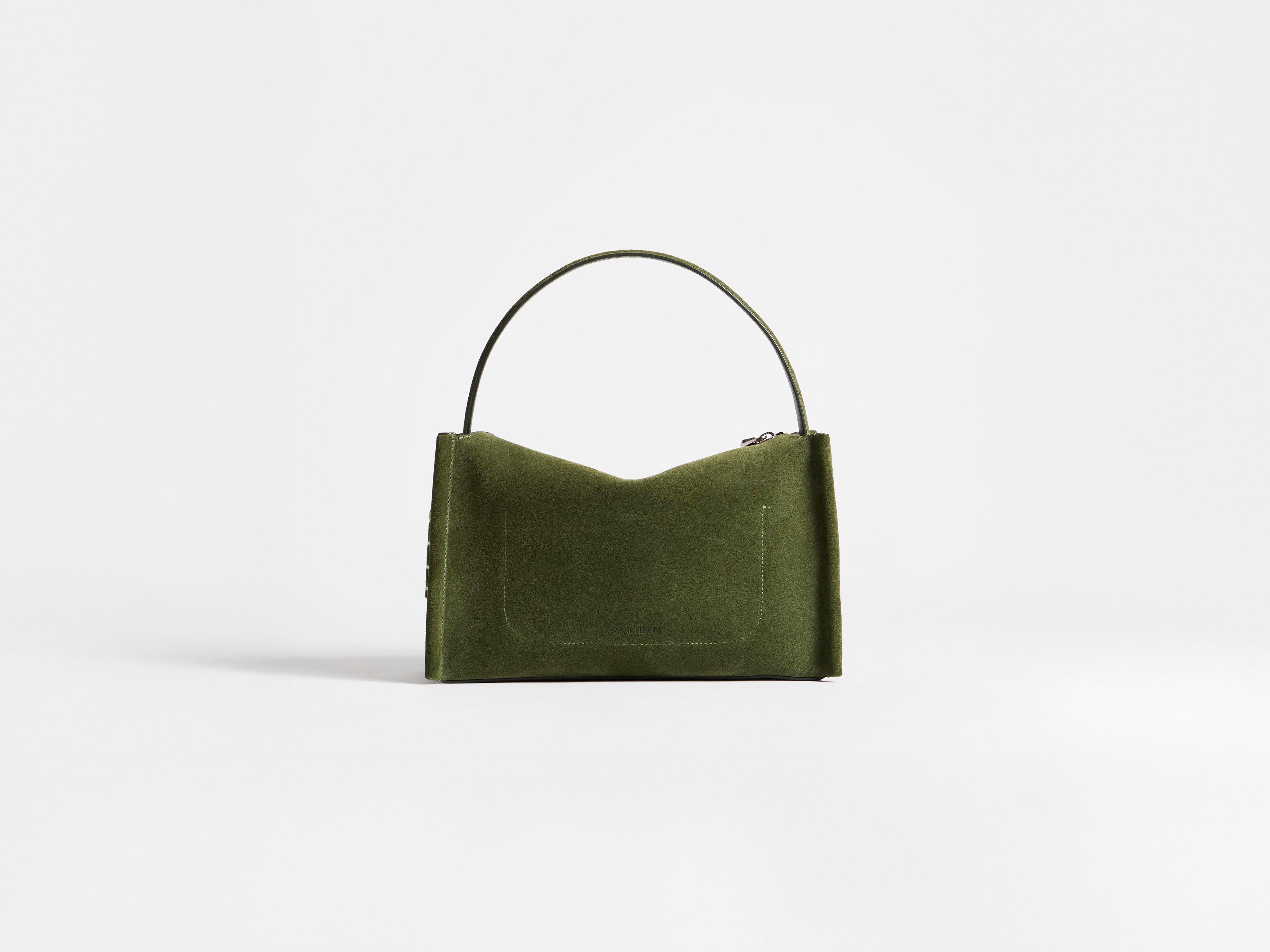 J.W.Anderson Bags Loafer Tasche Khaki Veloursleder