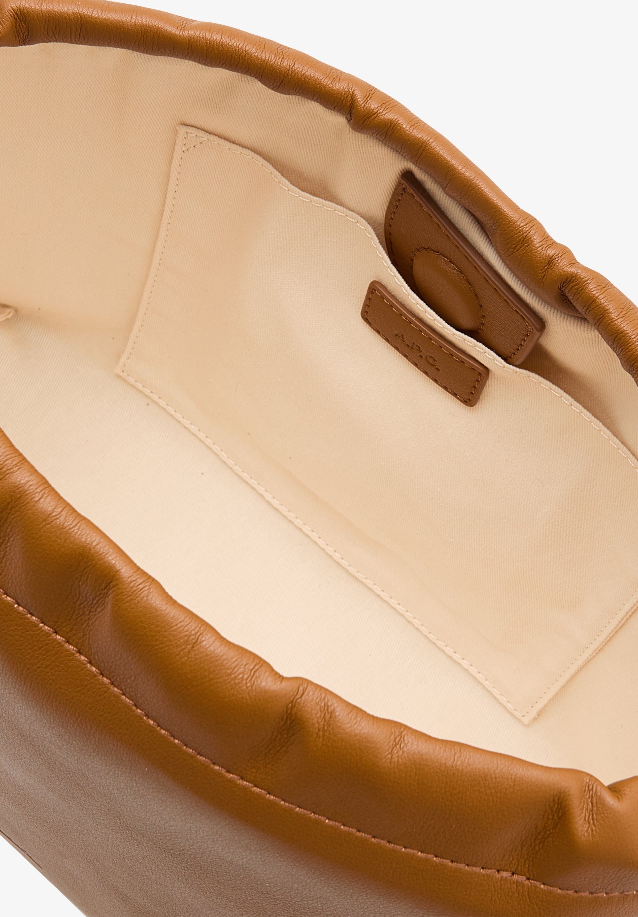 A.P.C. Ninon Tasche Umhängetasche TU Braun Glattlederoptik
