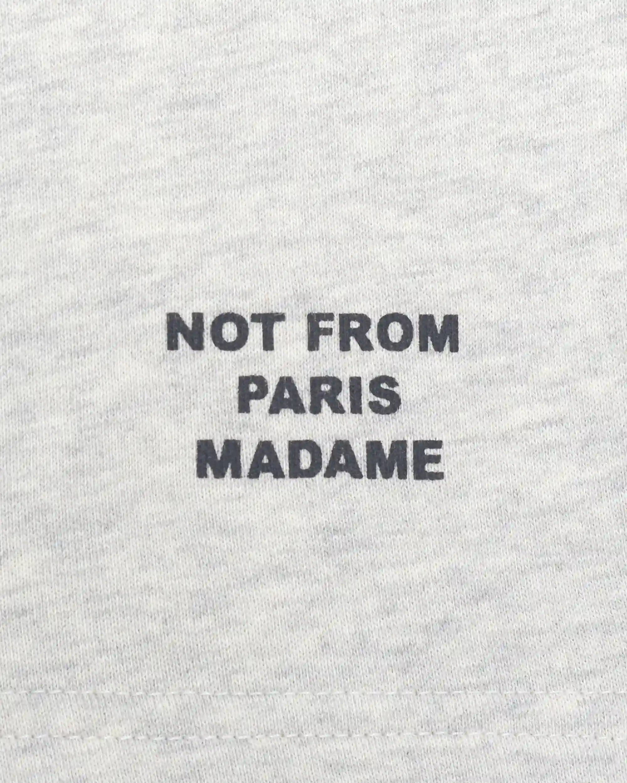 Drôle De Monsieur Slogan Fleece Short grau Baumwolle