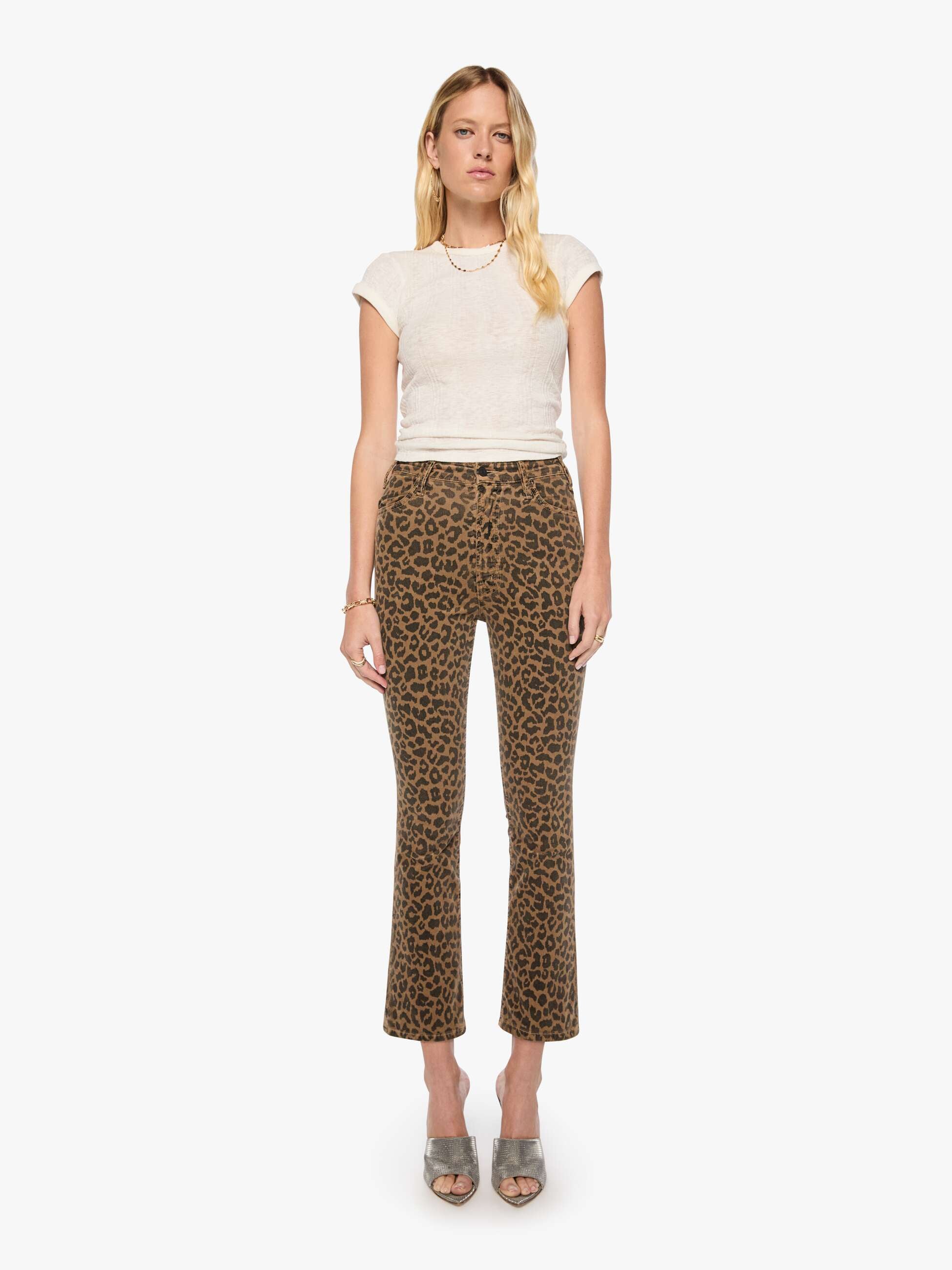 Mother Hustler Flood Jeans Leap Year Flare Cord Leo