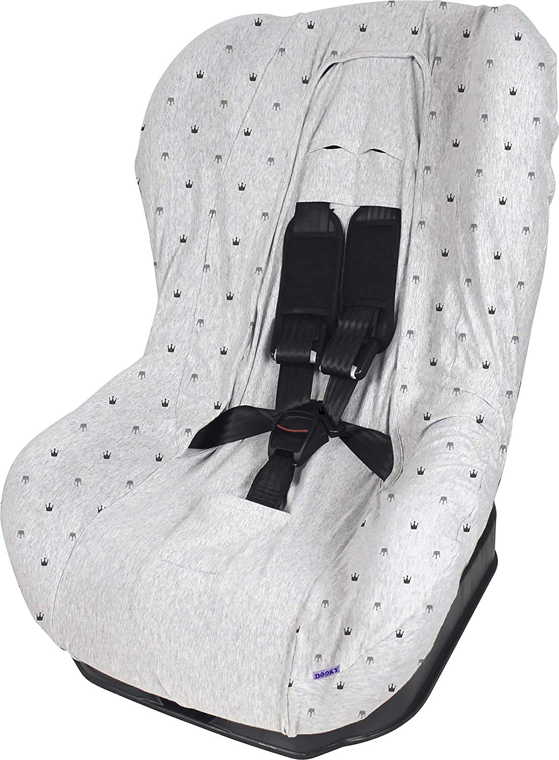 Dooky Seat Cover Group 1 Kindersitzbezug Grey Stars 9-18kg