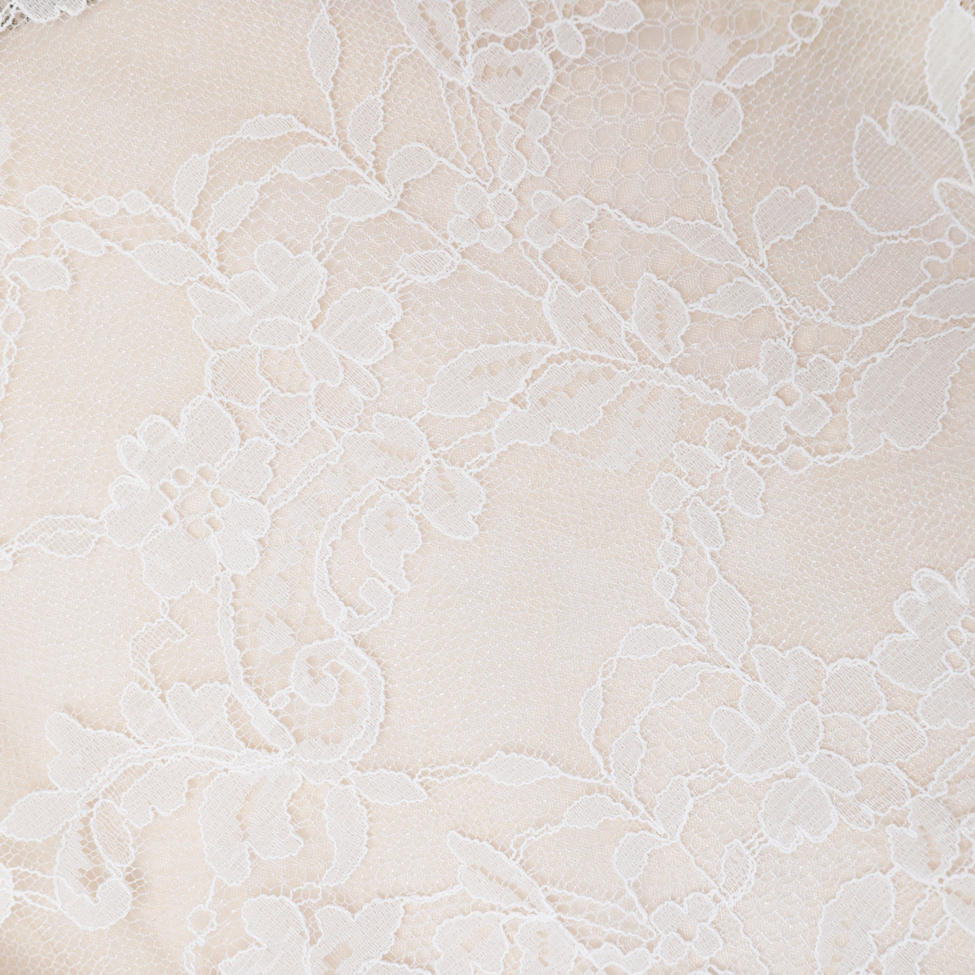 Self Portrait Lace Maxi Kleid weiß Spitze Braut