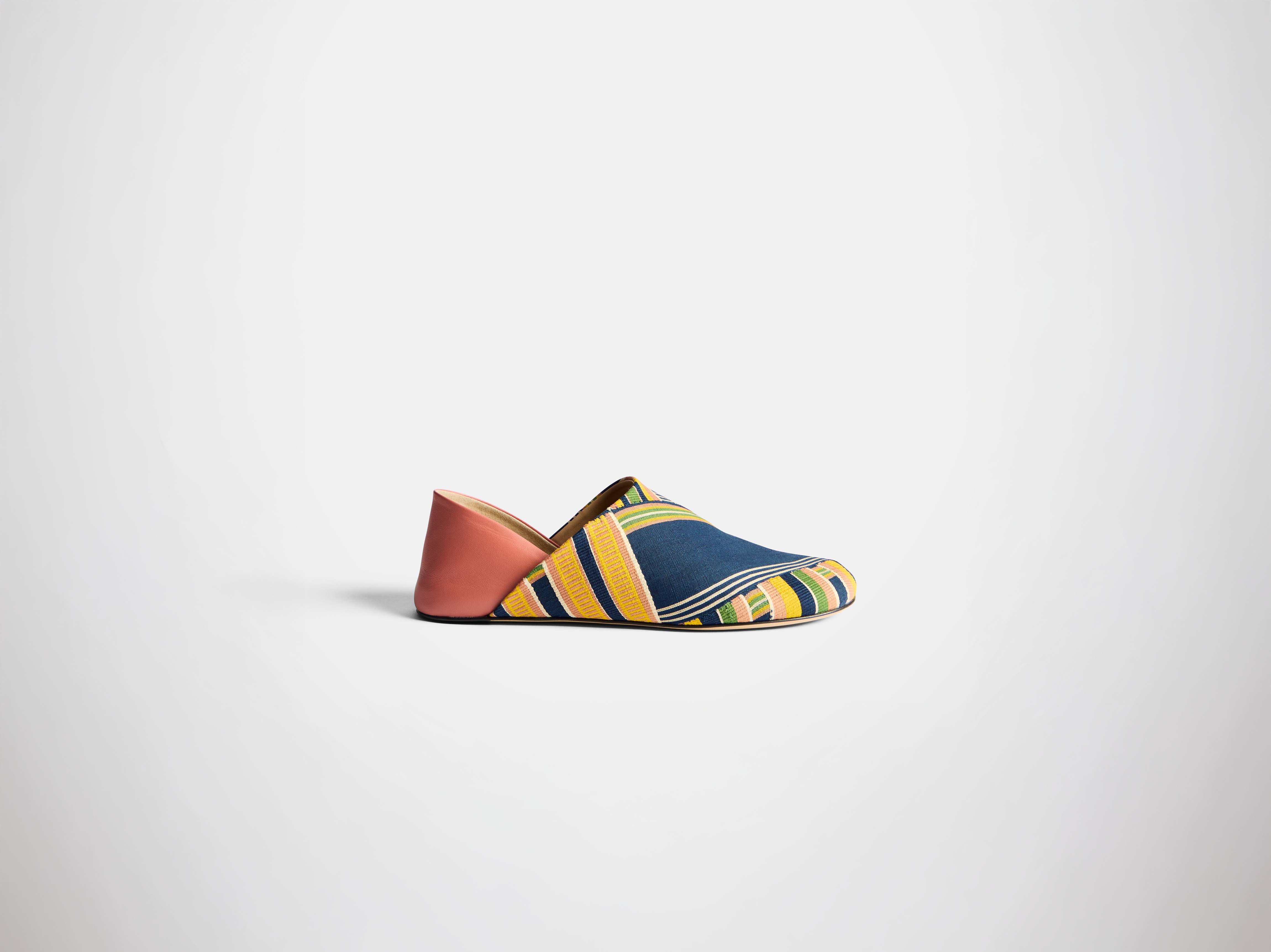J.W.Anderson Slipper Mules Pantoletten Pink Multi Jacquard
