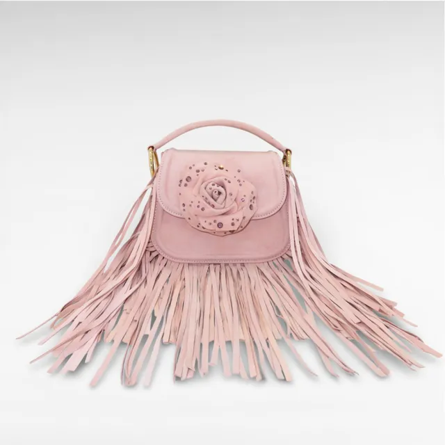 Gedebe Alice Mini Fringes Handtasche Echtleder Fransen