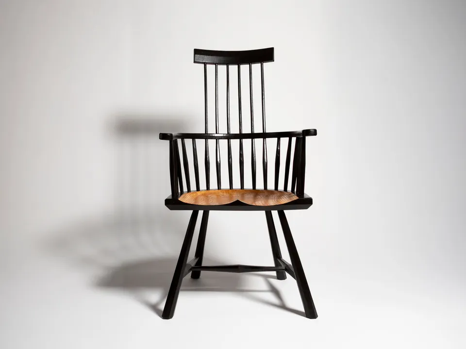 J.W.Anderson Luna Armchair Sessel Schwarz Holz