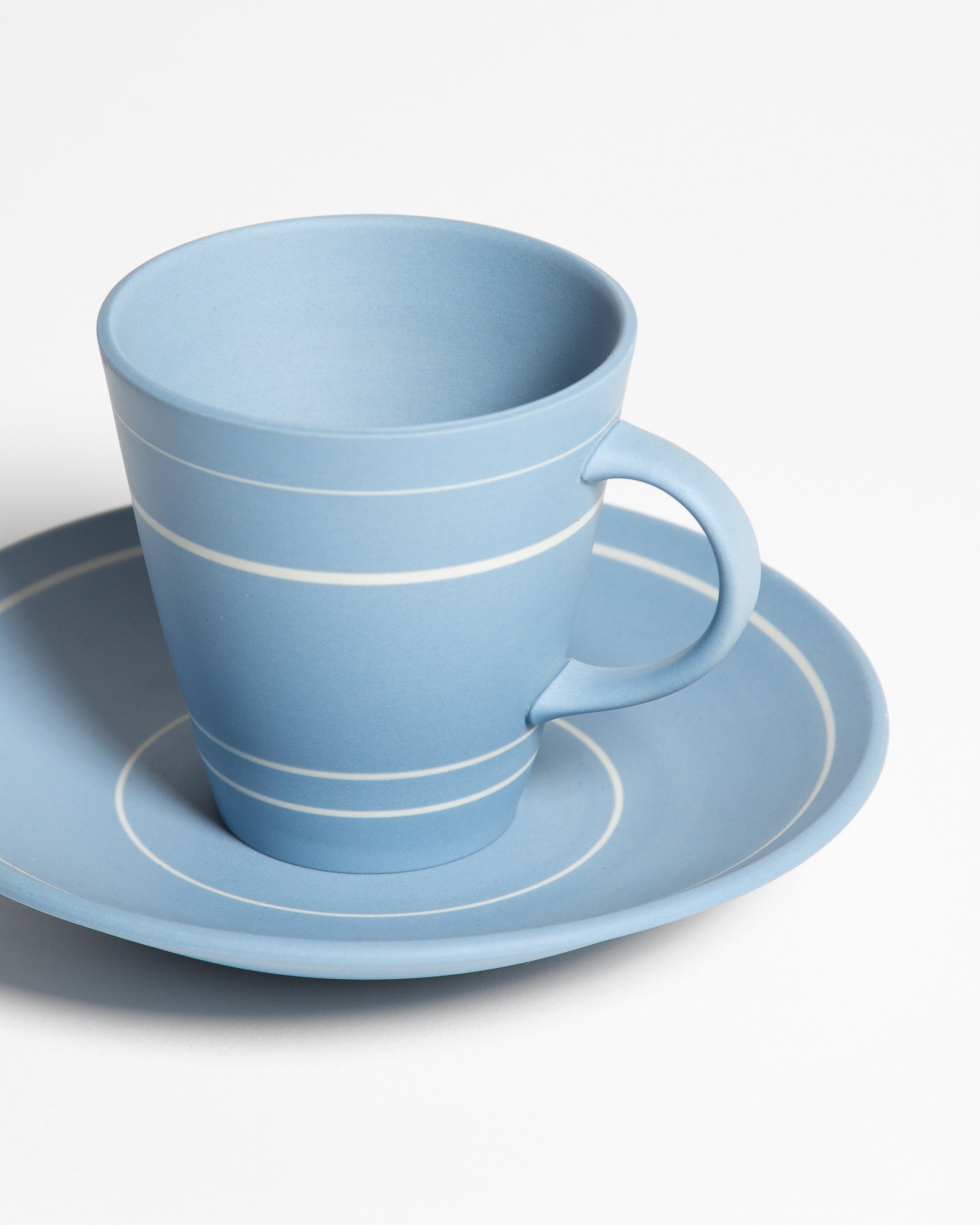 J.W.Anderson Tableware Kaffeetasse Untertasse Hellblau Wedgwood