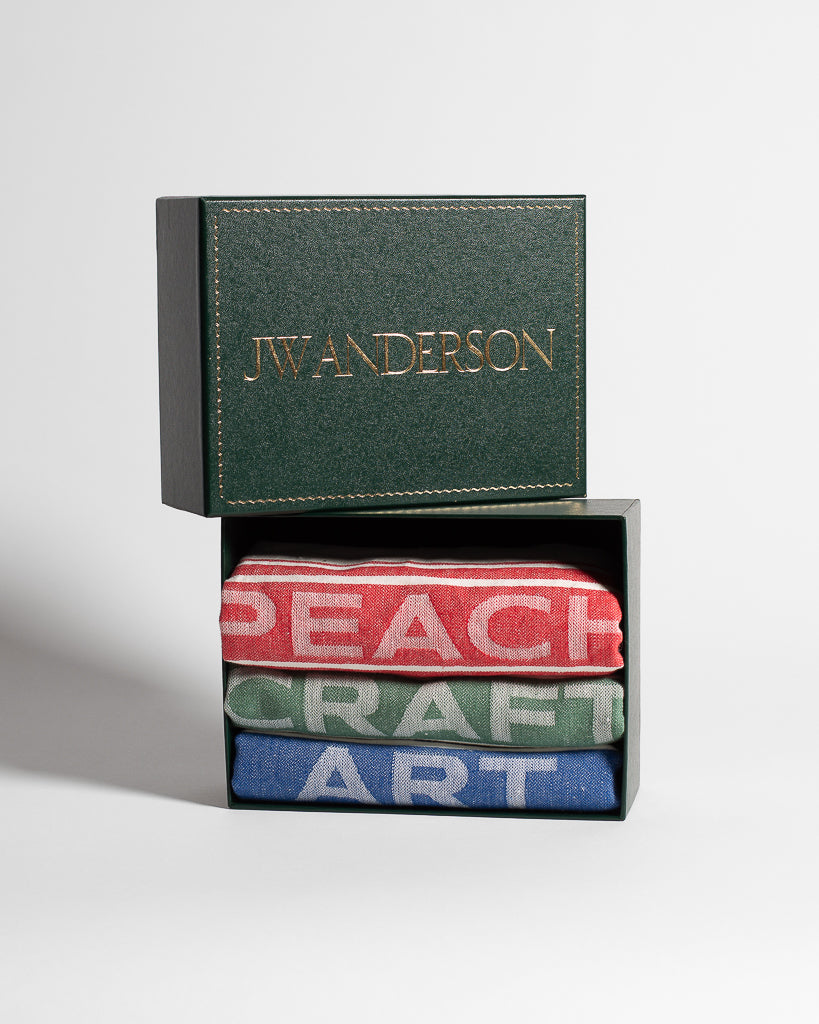 J.W.Anderson Irish Linen Geschirrtücher Set multi Leinen