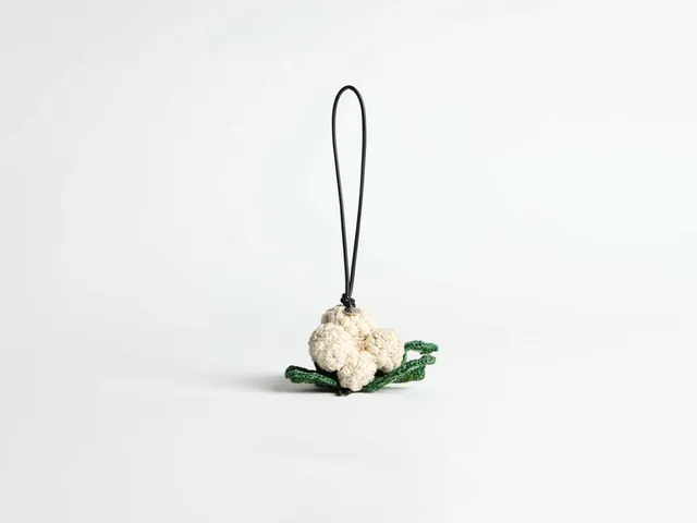 J.W.Anderson Blumenkohl Taschenanhänger Häkel Baumwolle
