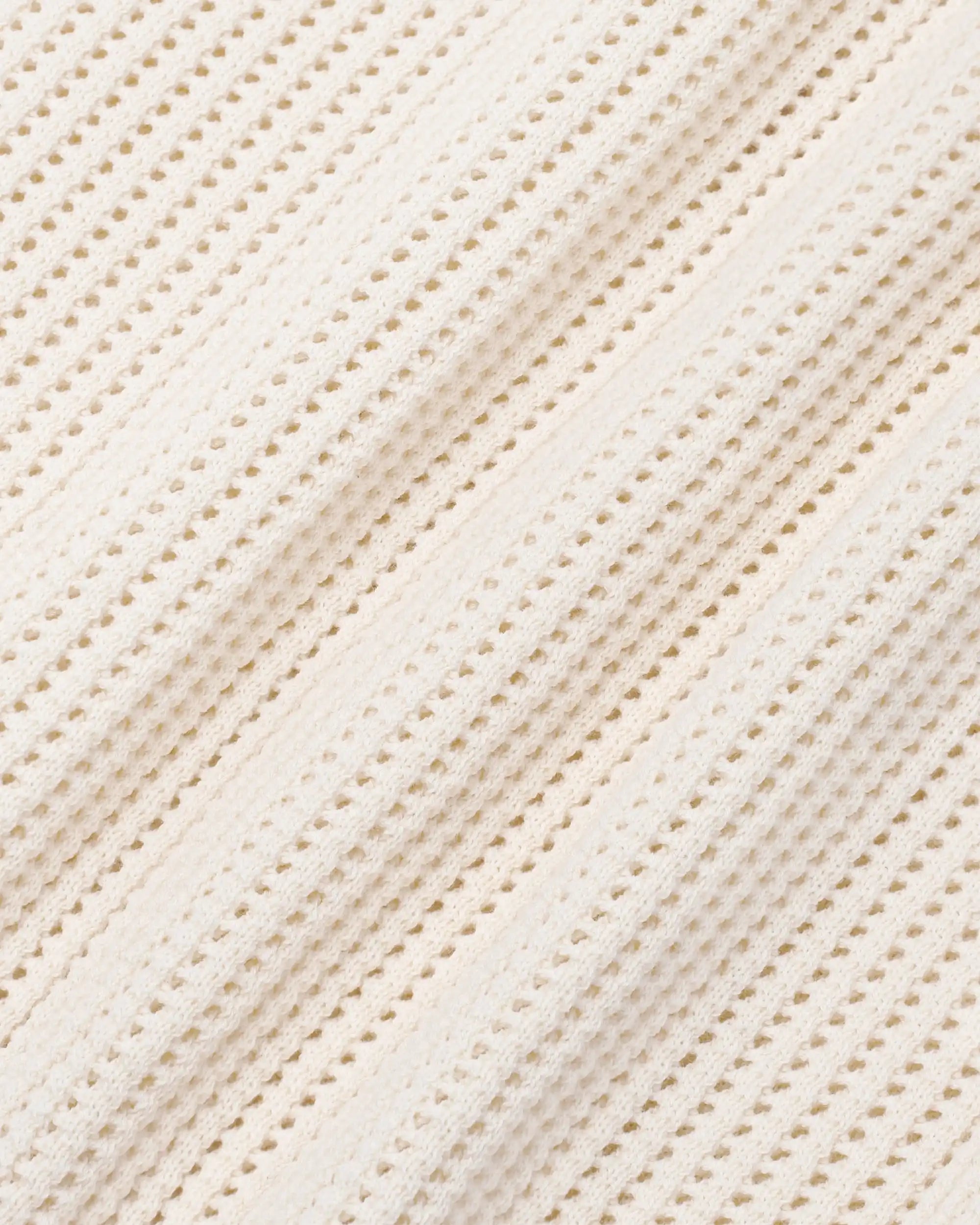 Drôle De Monsieur 1990 Strick-Polo off-white Baumwolle