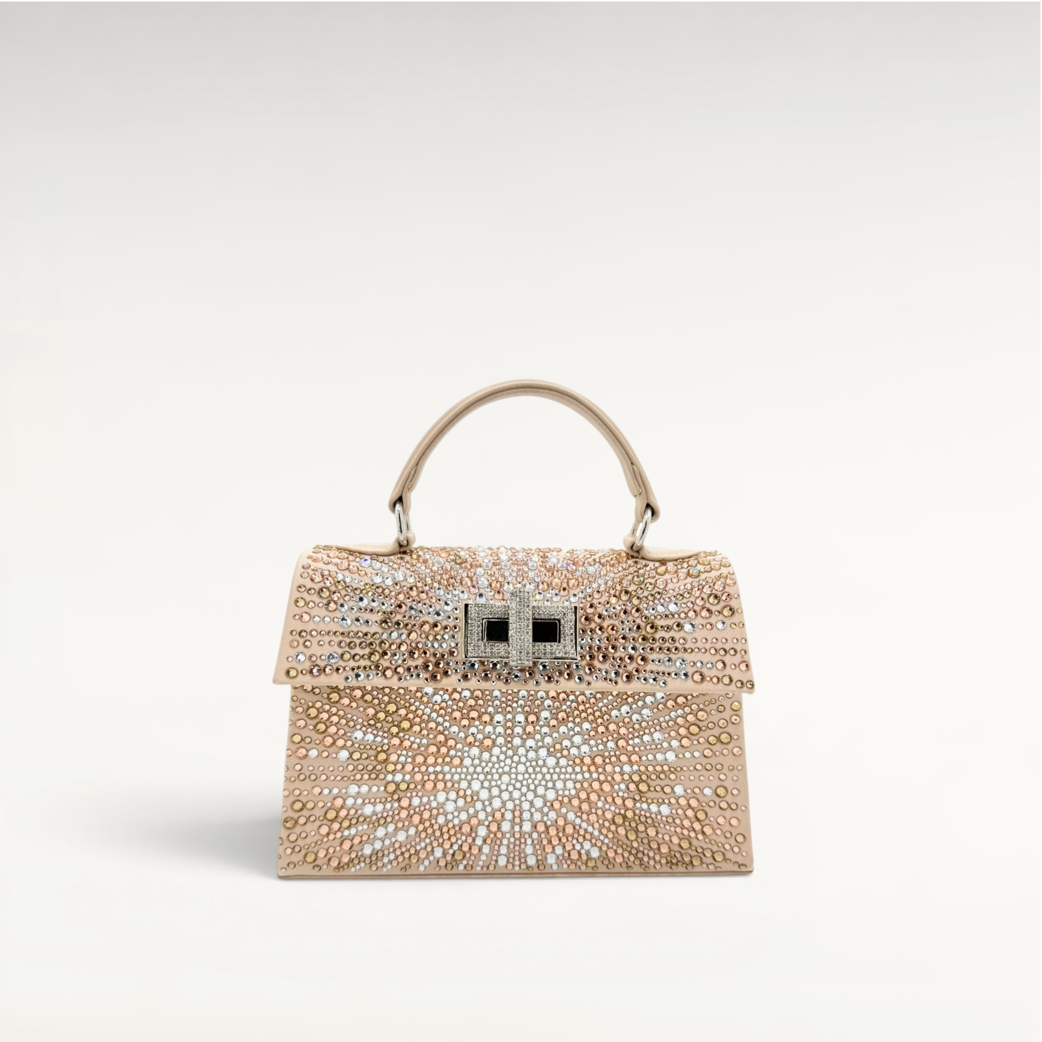 Gedebe Sophie Mini Satin Kristall Abendtasche 19cm